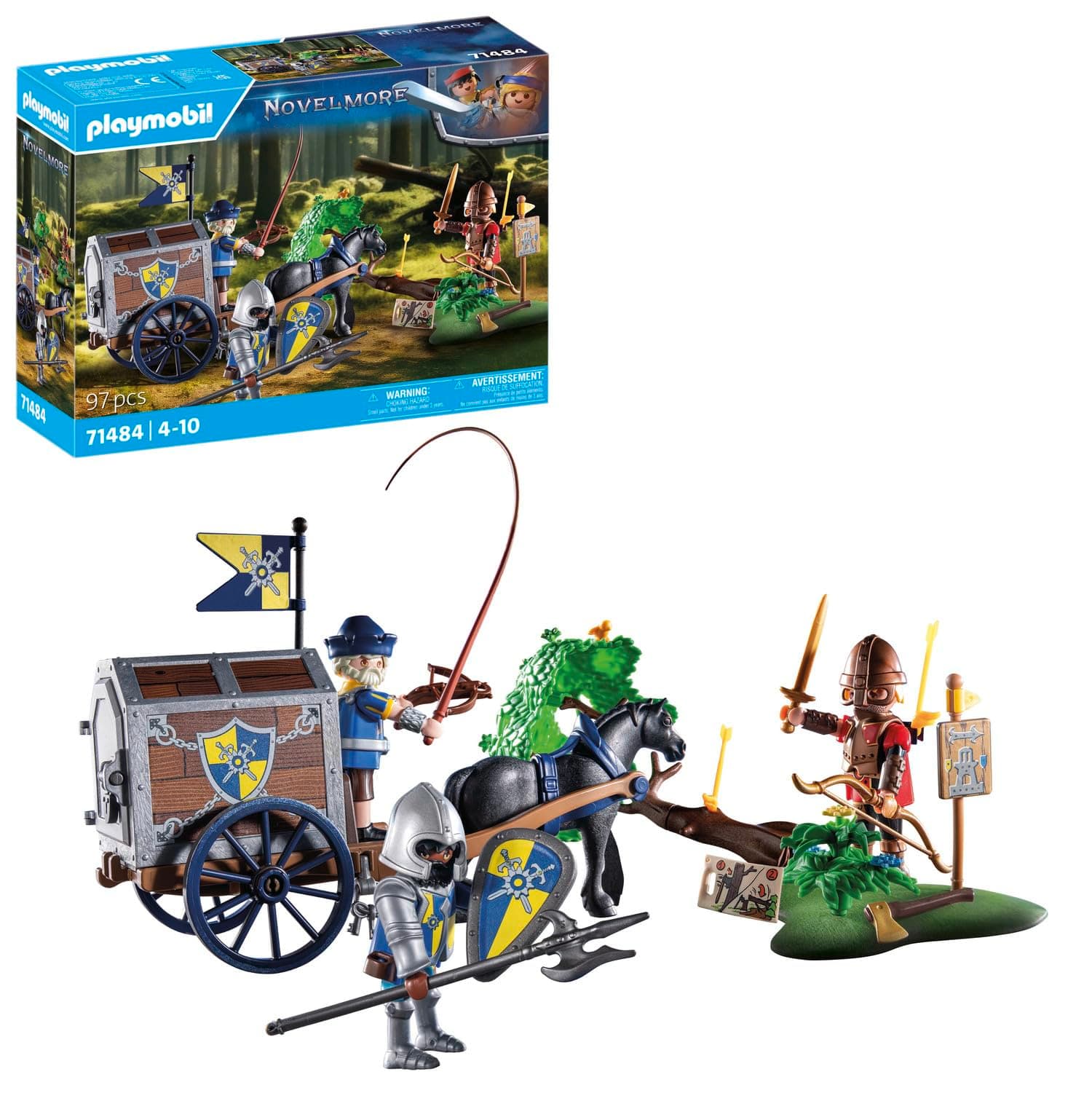 Novelmore 71484 Novelmore Convoy with Bandit, Dangerous Battle for Gold, Imaginative and Fun Role Playing Games, Toys for Kids Ages 4 and Up