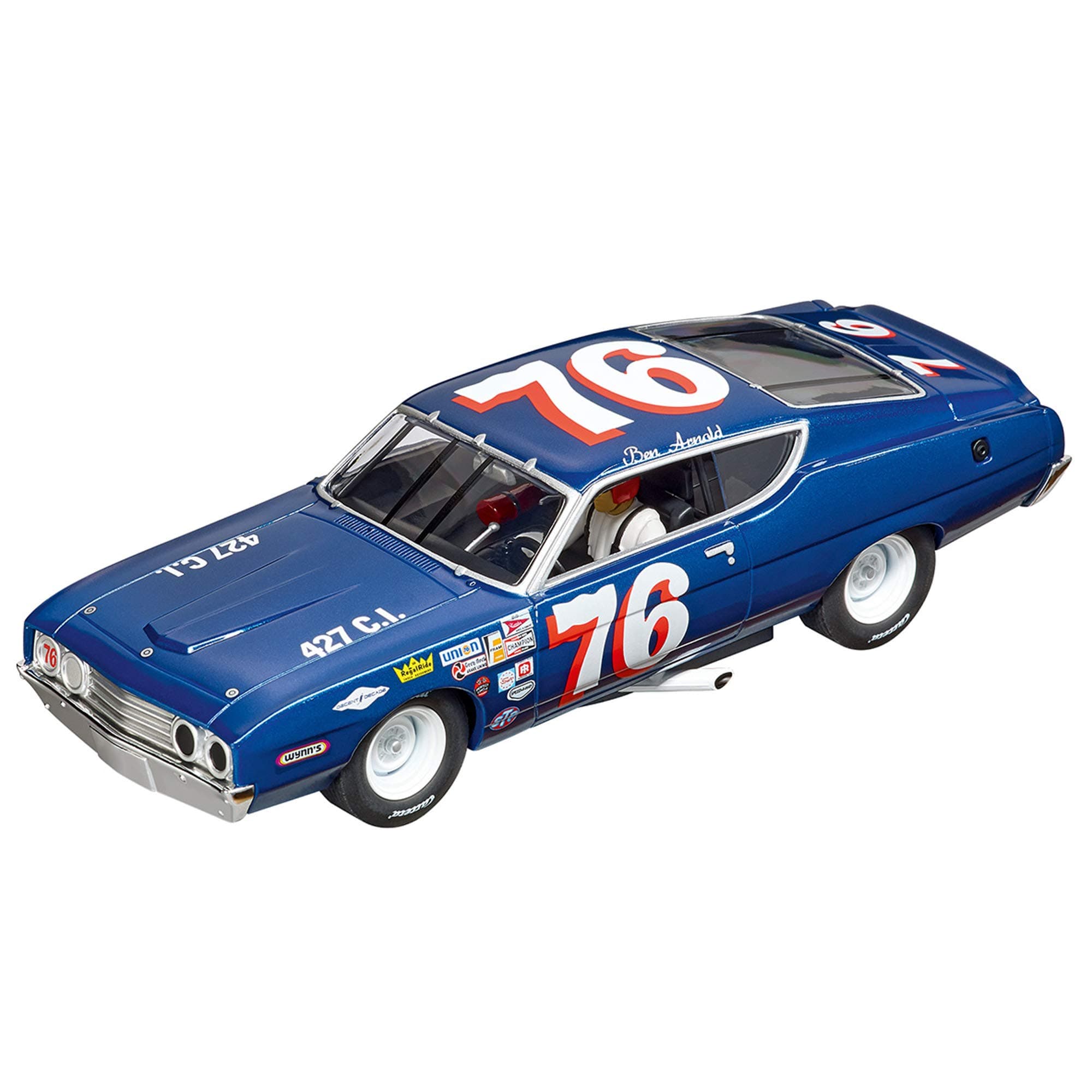 Carrera 20030907 Ford Torino Talladega No.76, 1970, Multi-Colour
