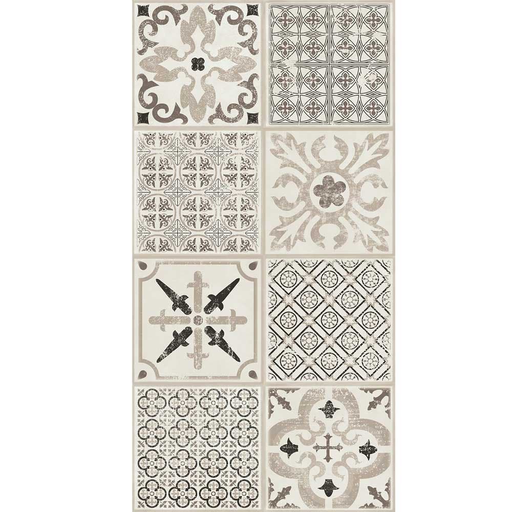 Tarkett Starfloor Click 30 "Retro Black White" Vinyl Design Cover with Click System, Vinyl Laminate Design