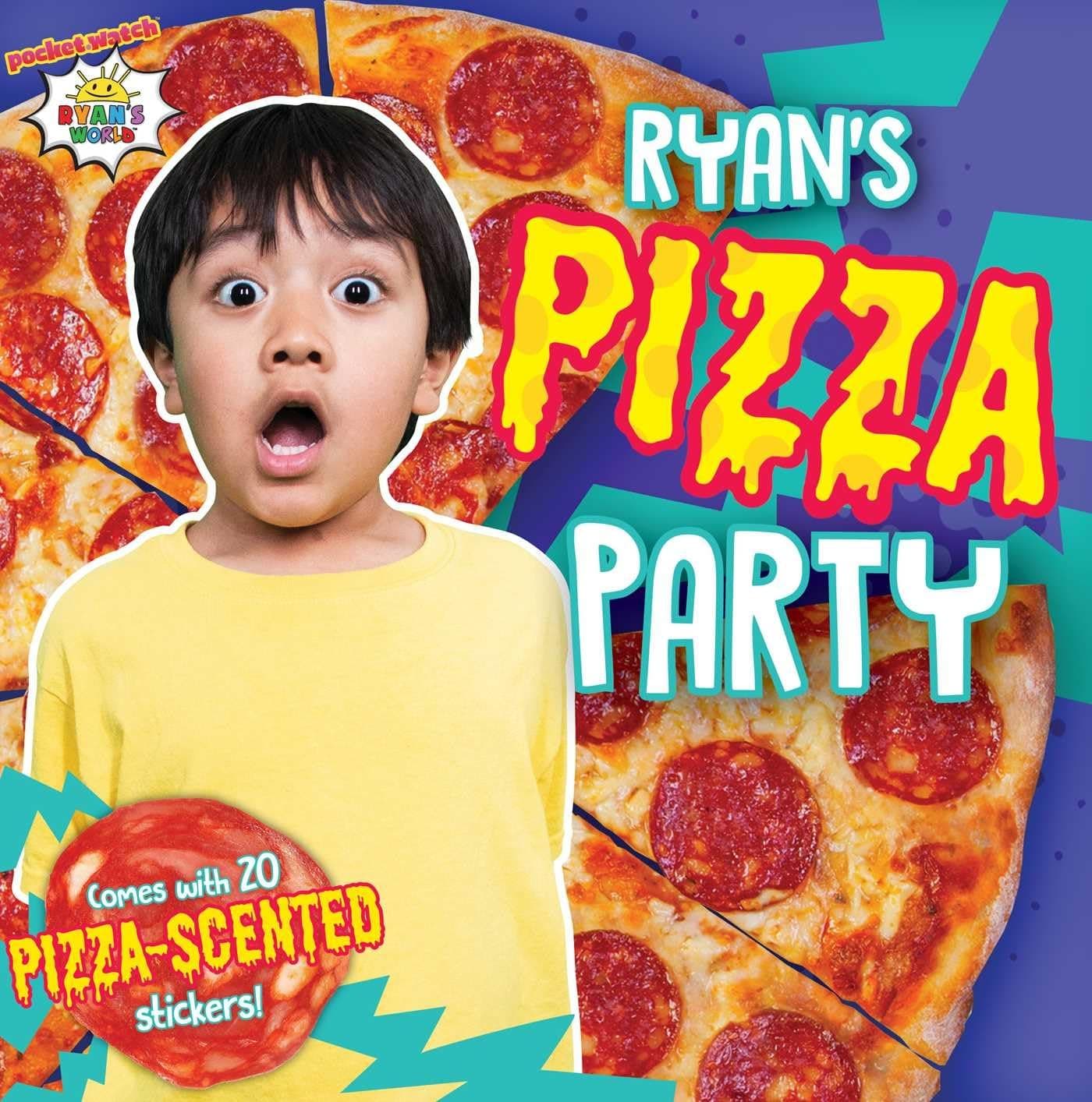 Ryan's Pizza Party (Ryan's World) Paperback – Sticker Book, 3 Sept. 2019