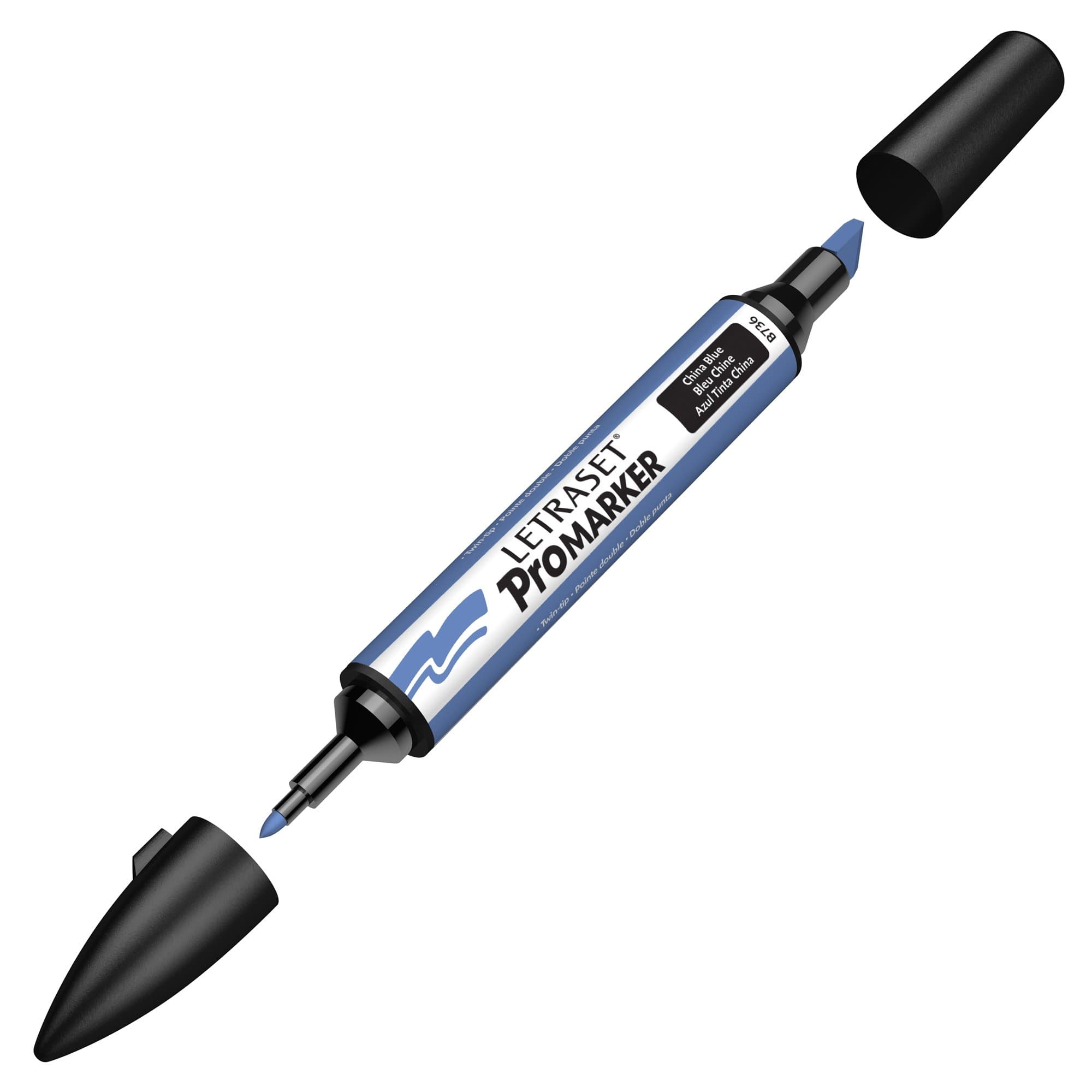 Letraset Promarker Twin-Tip - China Blue