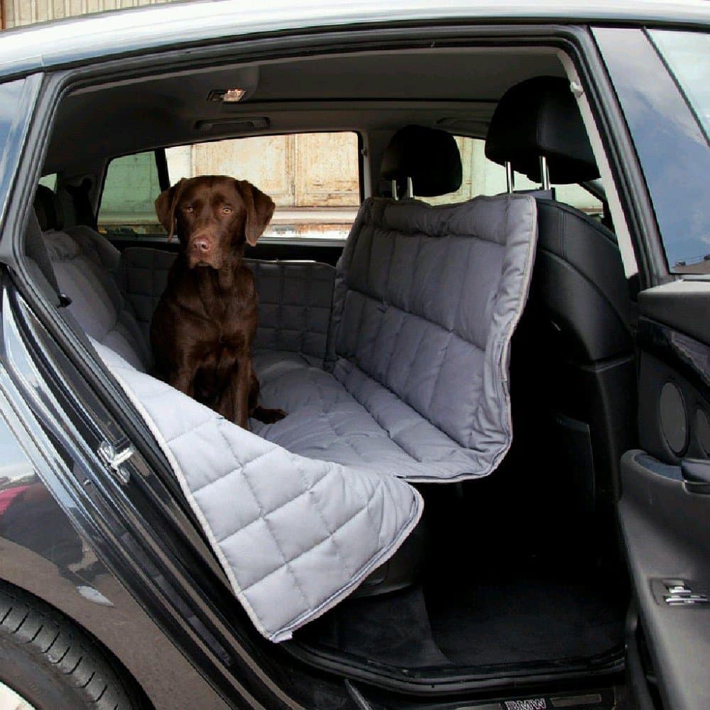 Doctor Bark 104201-200 3-Seat Car Cover, Small, Approximately 120 x 50 x 40 cm Grey