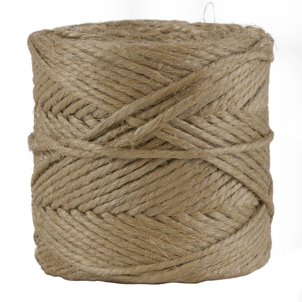 JAM PAPER Kraft Twine - 1/8 x 73 Yards - Ivory - Sold Individually