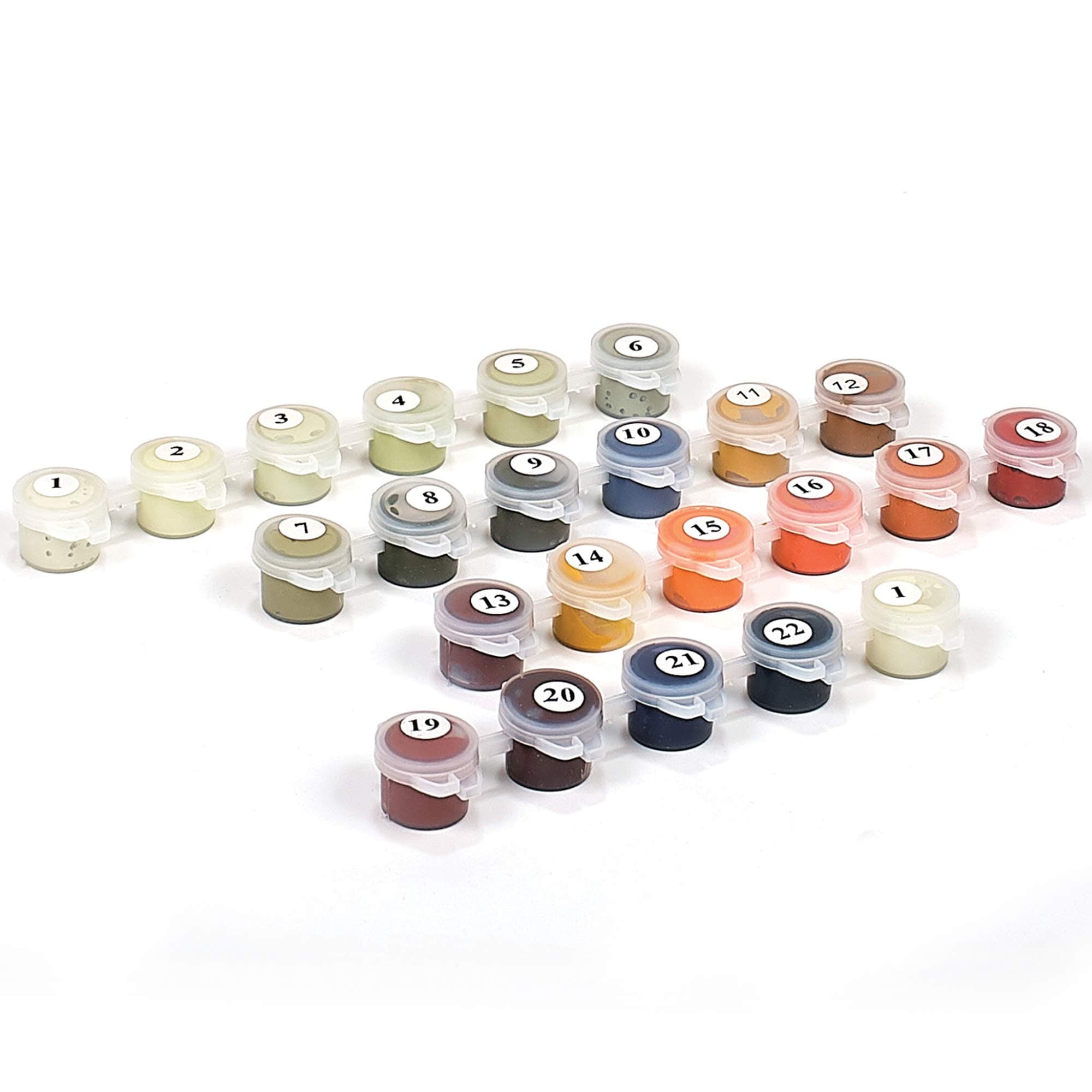 Ledgebay Extra Paint Set for Sweet Petunias Paint by Number Kit – Full Set of Acrylic Replacement Paints – Vacuum Sealed for Freshness – Exact Match for Unframed and Framed Kits