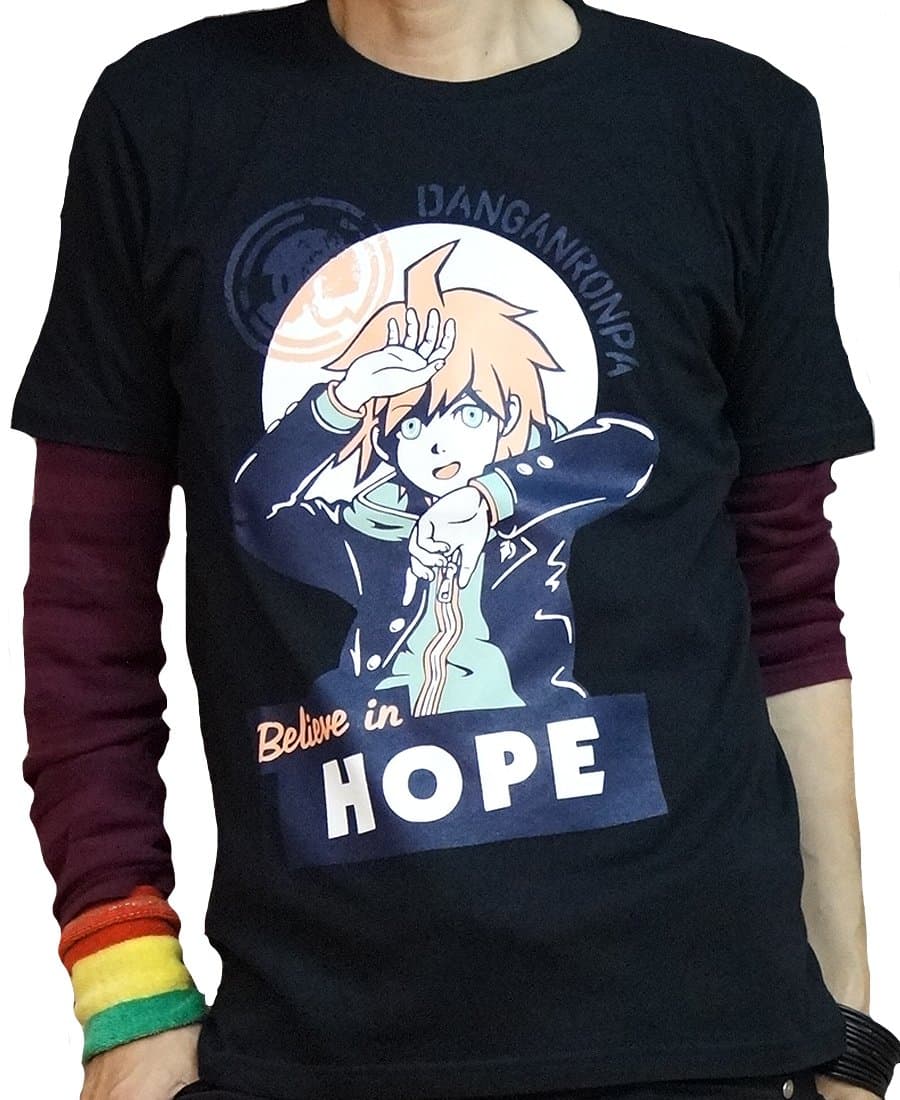 Hippies Women's Danganronpa Anime Game Naeki Makoto T-Shirts drlh-00081 XL