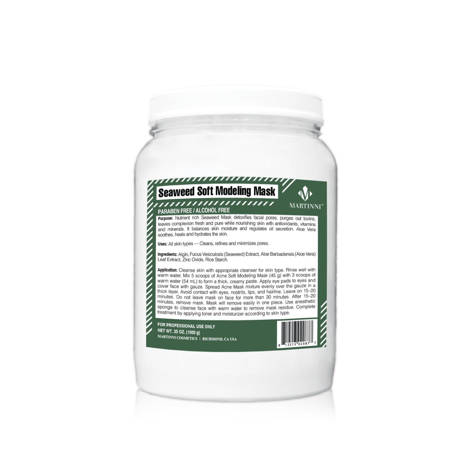 Martinni Seaweed Modeling Mask, 35.27 oz.