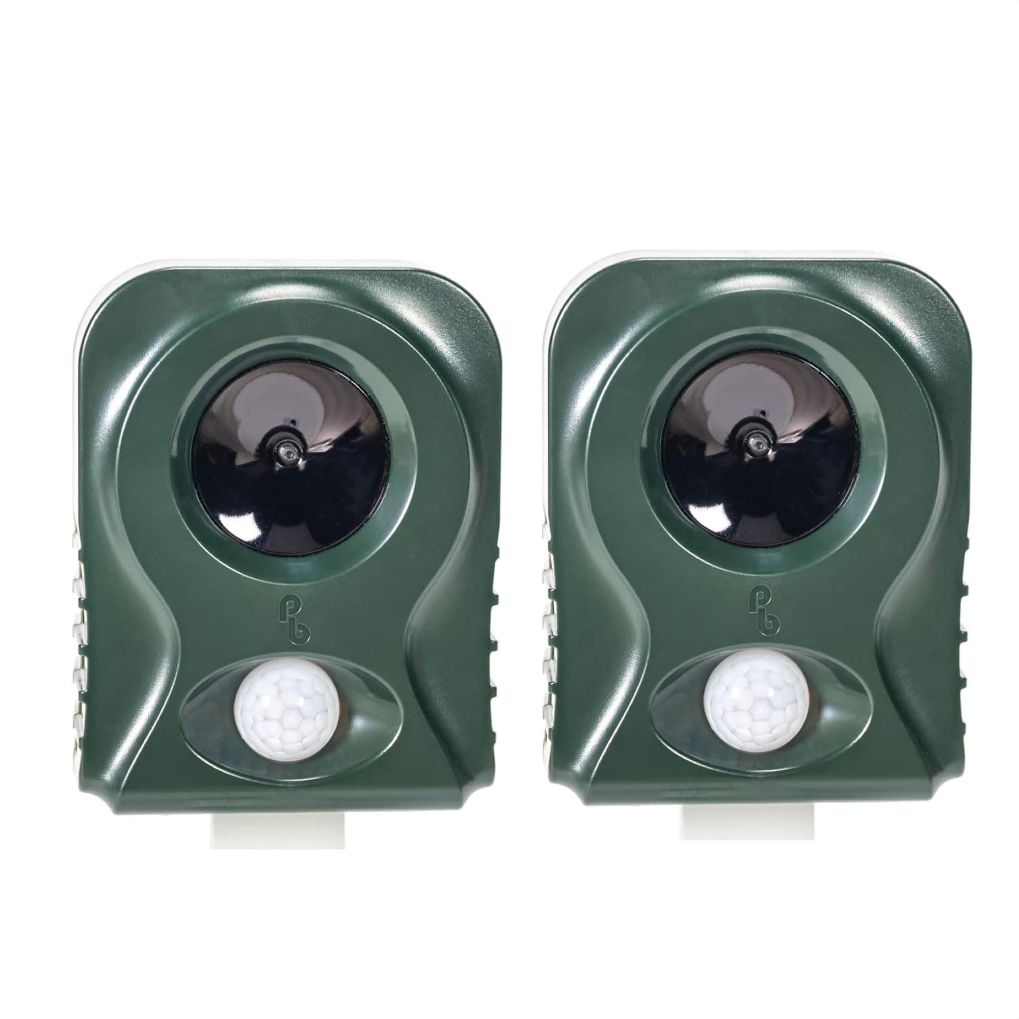 Pestbye Battery Operated Cat Repellent V2 - Easy To Use Ultrasonic Cat Scarer with HyperResonance Frequency - Set of 2