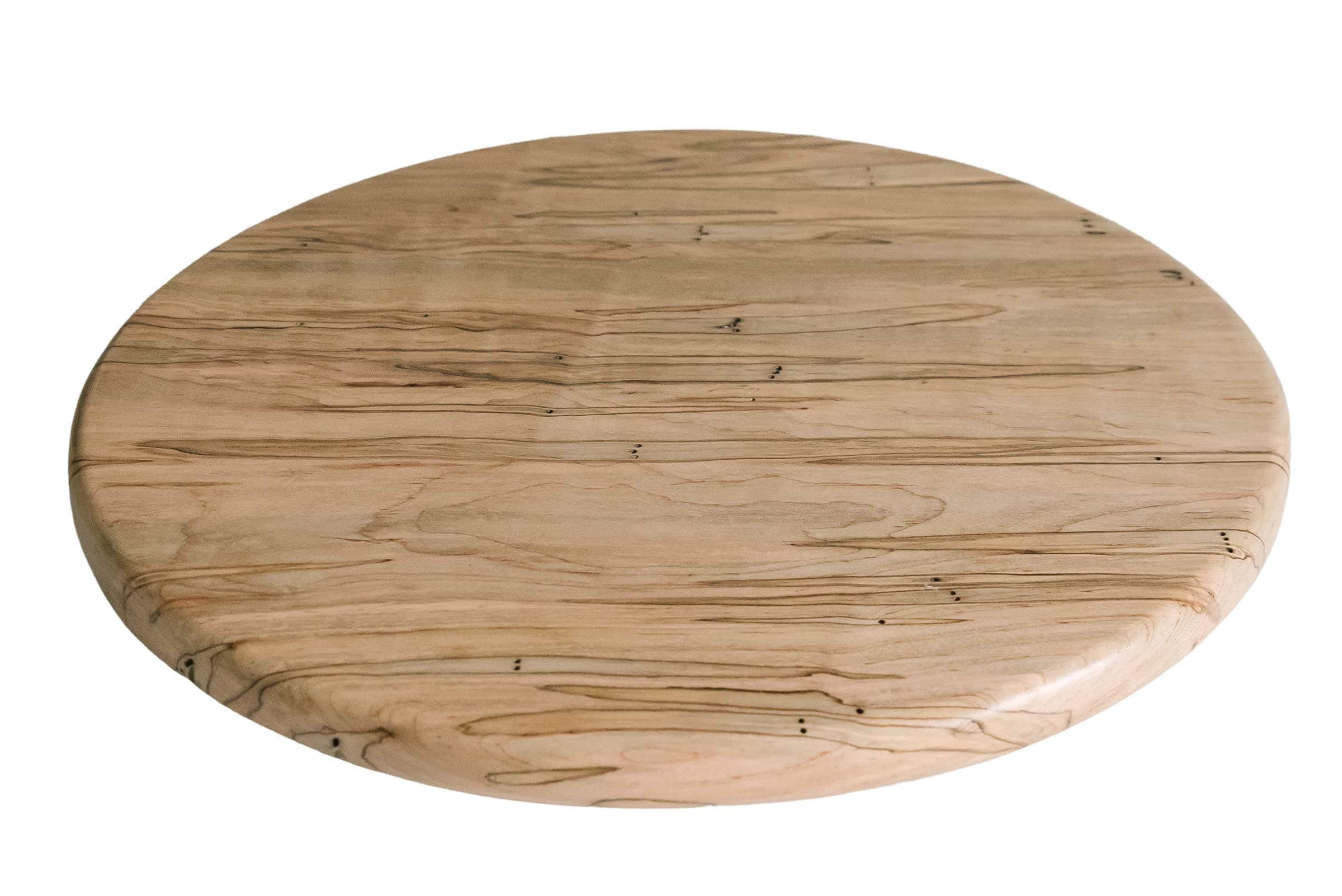 Handmade Ambrosia Maple Wood Lazy Susan 16", Dining Room Turntable Centerpiece, Modern Farmhouse Kitchen Decor