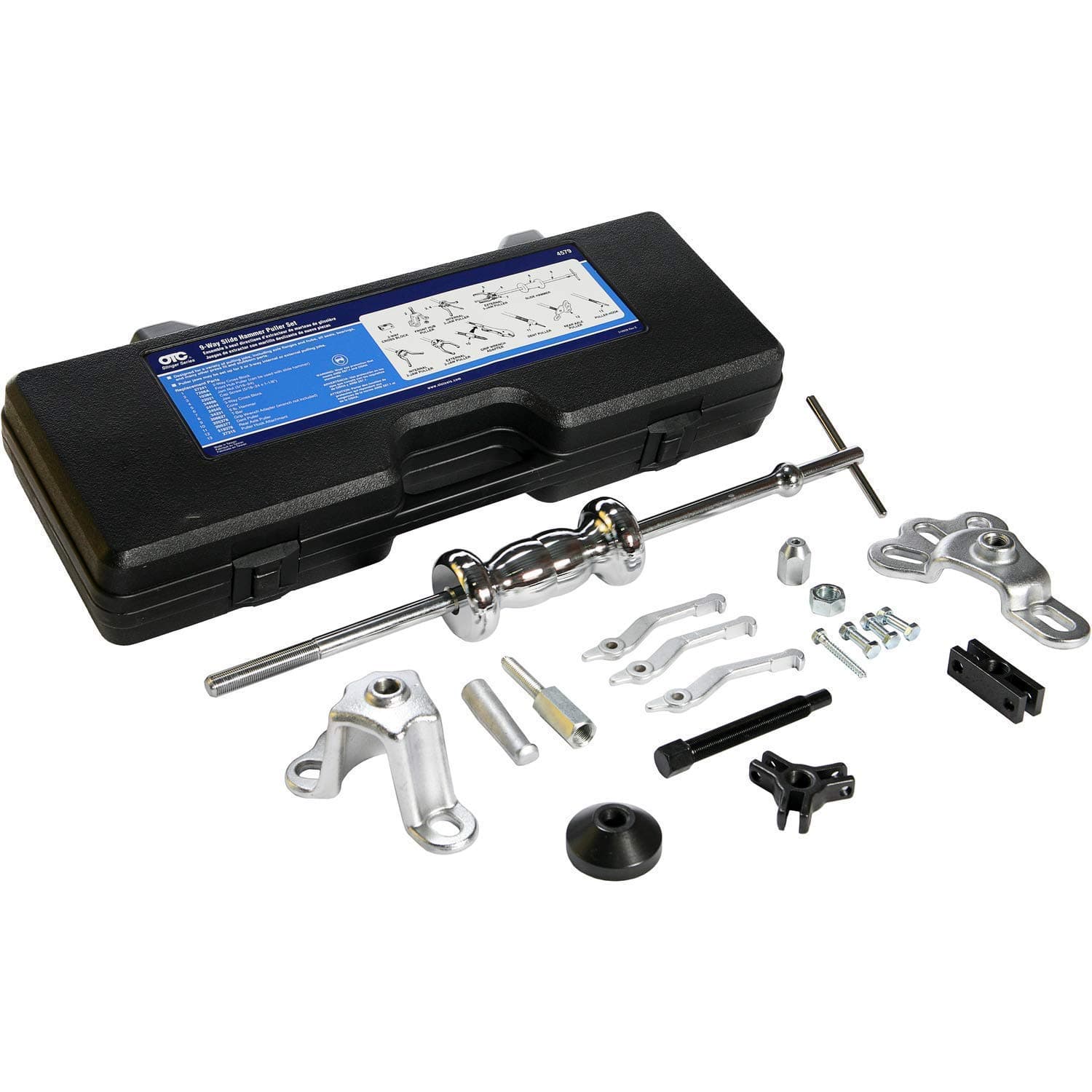 4579 9-Way Slide Hammer Puller Set , Black