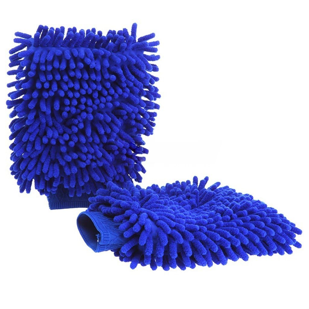 KJG Microfiber Chenille Premium Scratch-Free Wash-Mitt,Wash Glove - Lint Free (Pack of 1)