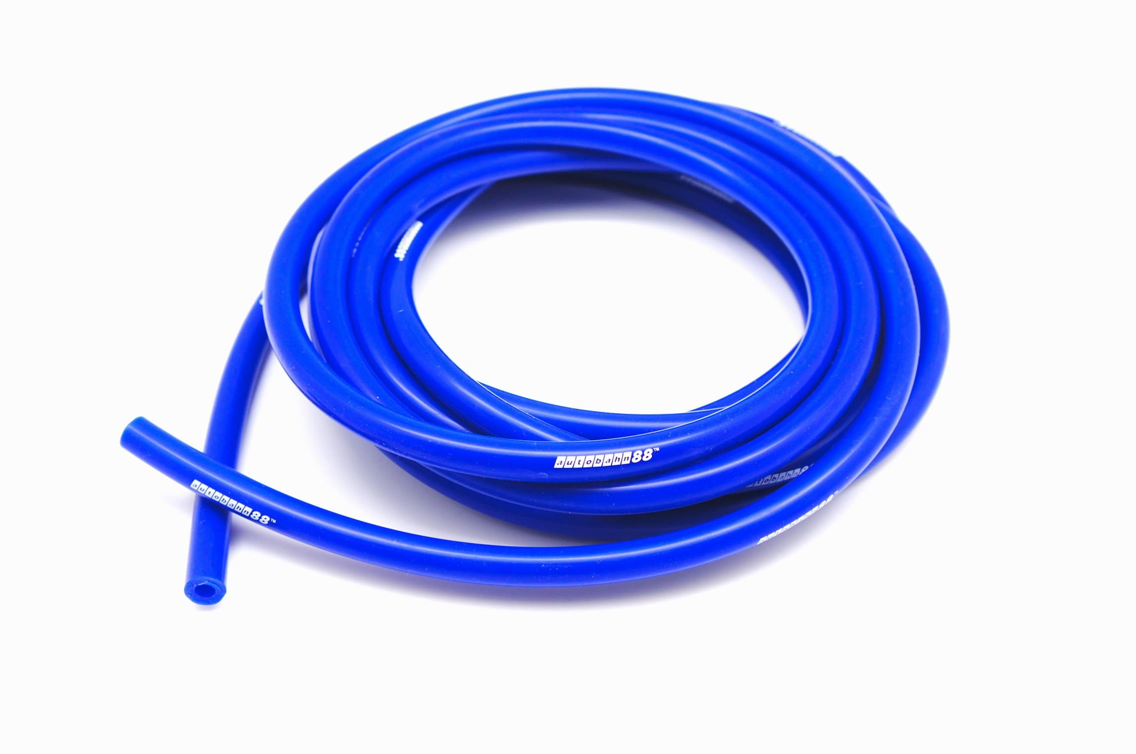 Autobahn88 High Performance Silicone Vacuum Hose, ID=0.12" (3mm), OD=0.31" (8mm), 15 Feet (4.5 Meter), Blue