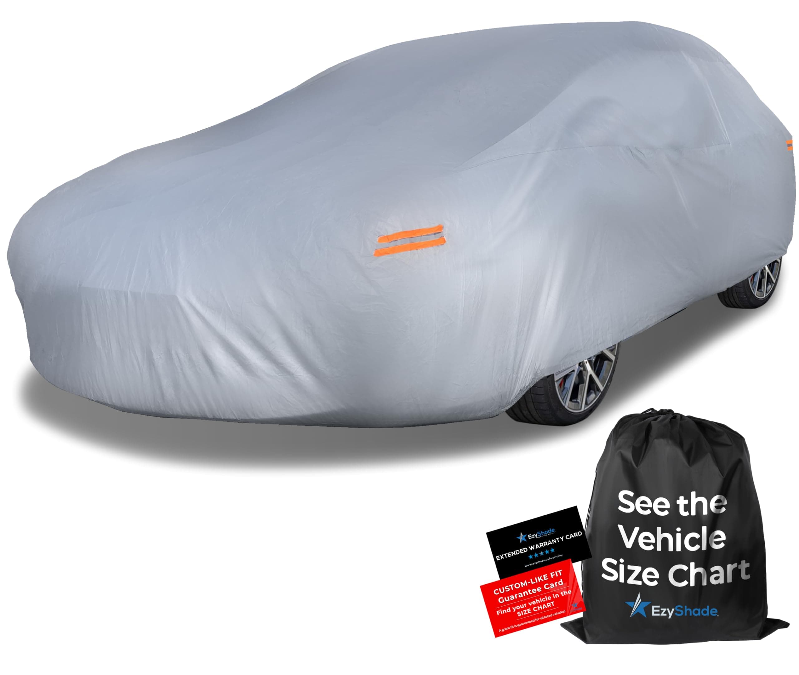 EzyShade 10-Layer Waterproof Sports Car Cover. See Vehicle Size-Chart for Accurate Fit. All Weather Full Outdoor Covers. Porsche Z4 370Z BRZ 86 TT Classic Cars Sun Snow Rain. Size C2 (See SizeChart)