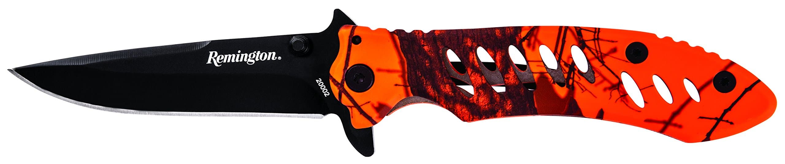 Remington Cutlery R20002 F.A.S.T. Series Frame Lock Med Knife with Pocket Clip, Mossy Oak Blaze Camo