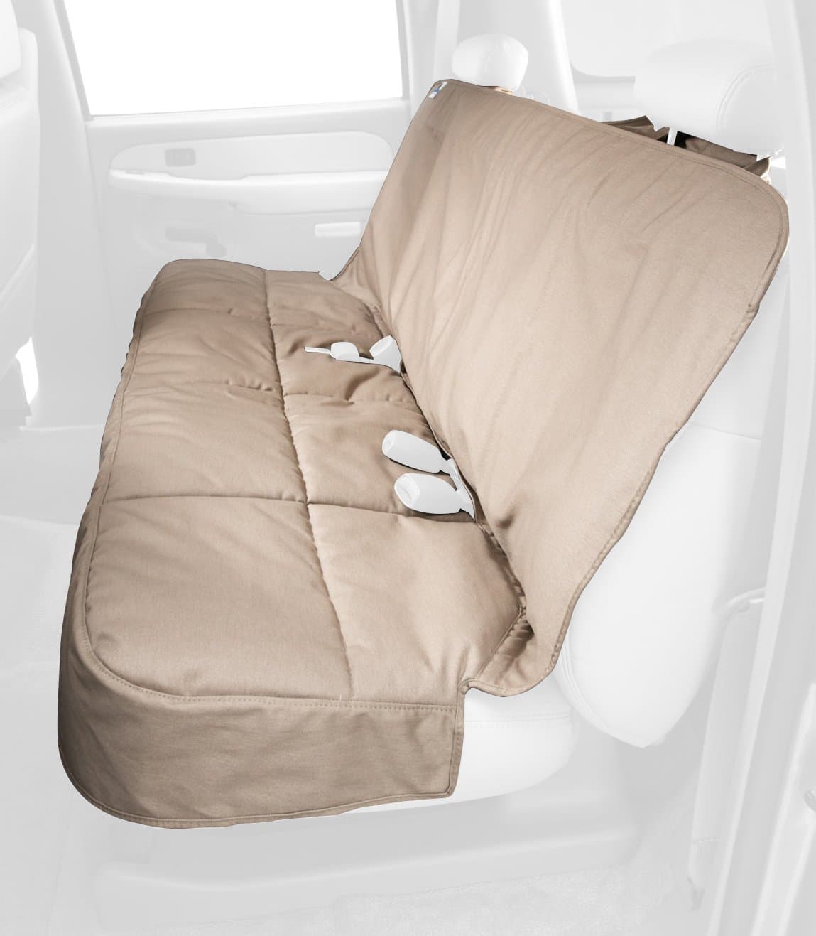 Canine Covers 2nd Row Semi-Custom Fit Seat Protector - Polycotton (Wet Sand)