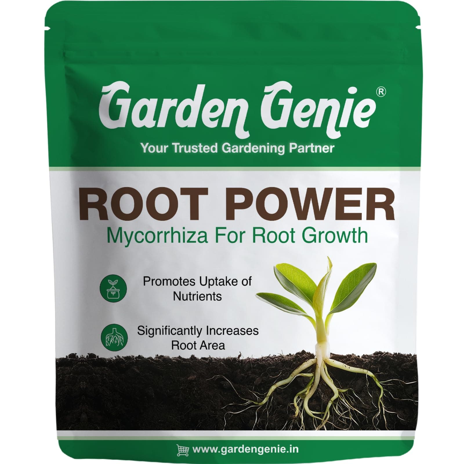 Root Power VAM Mycorrhiza Biofertilizer - Root Stimulant Growth Booster and Development Fertilizer for Plants - 800g, Granules