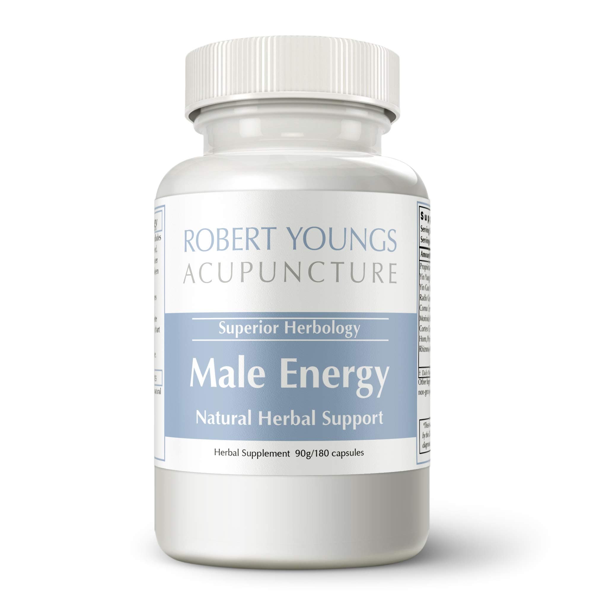 Robert Youngs Male Energy Supplement | Start Enjoying Life to The Fullest — Helps Boost Drive Athletic Health, Increase Youthful Energy, and Increasing Control Herbal Supplement | 180 Capsules