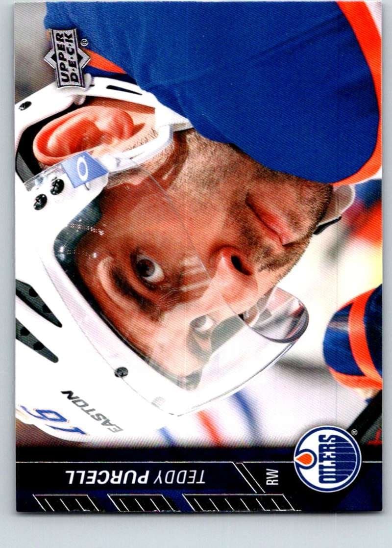 2015-16 Upper Deck Hockey Series 1#72 Teddy Purcell Edmonton Oilers Official NHL UD Trading Card