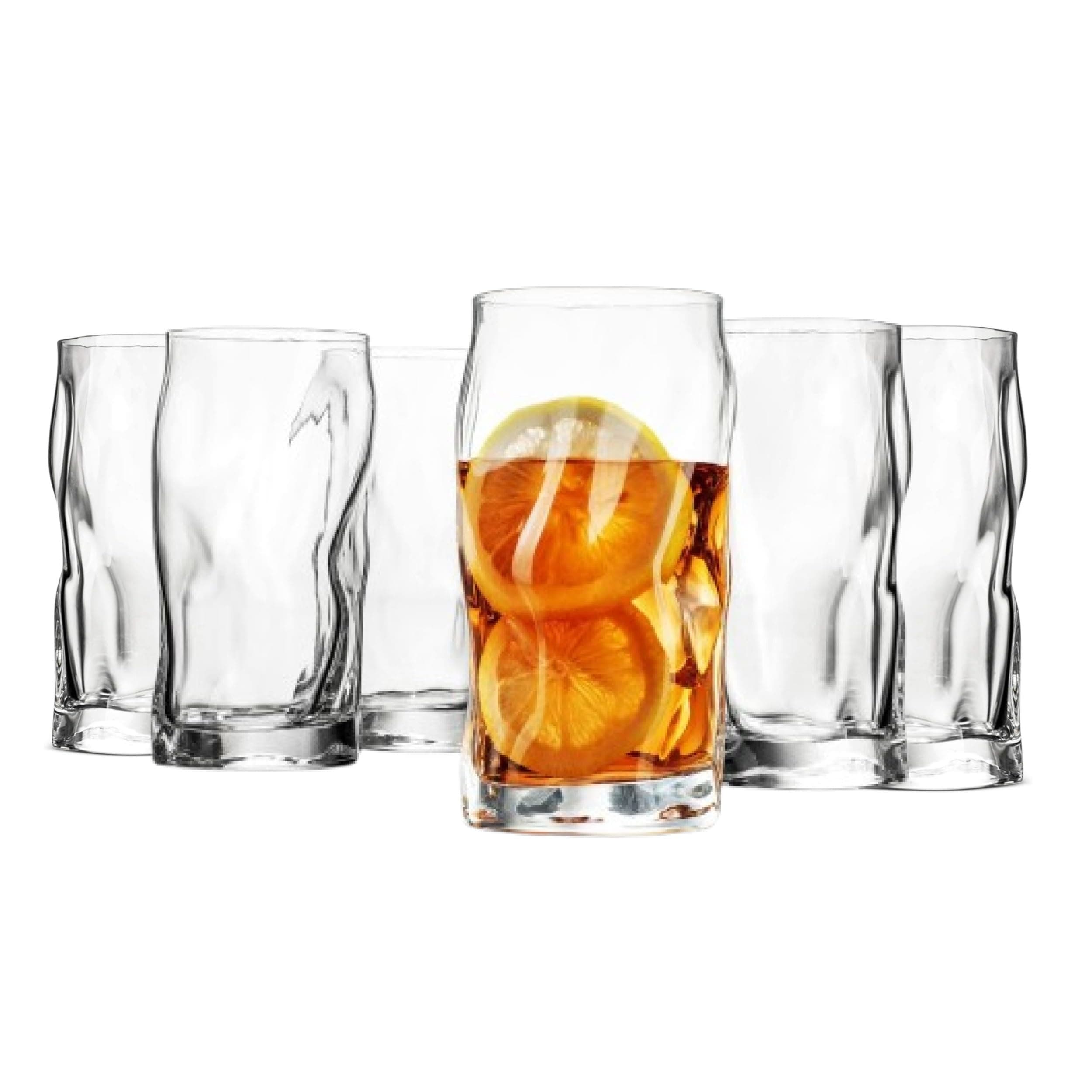 Sorgente 15.5 oz. Cooler Glasses, Set of 6,