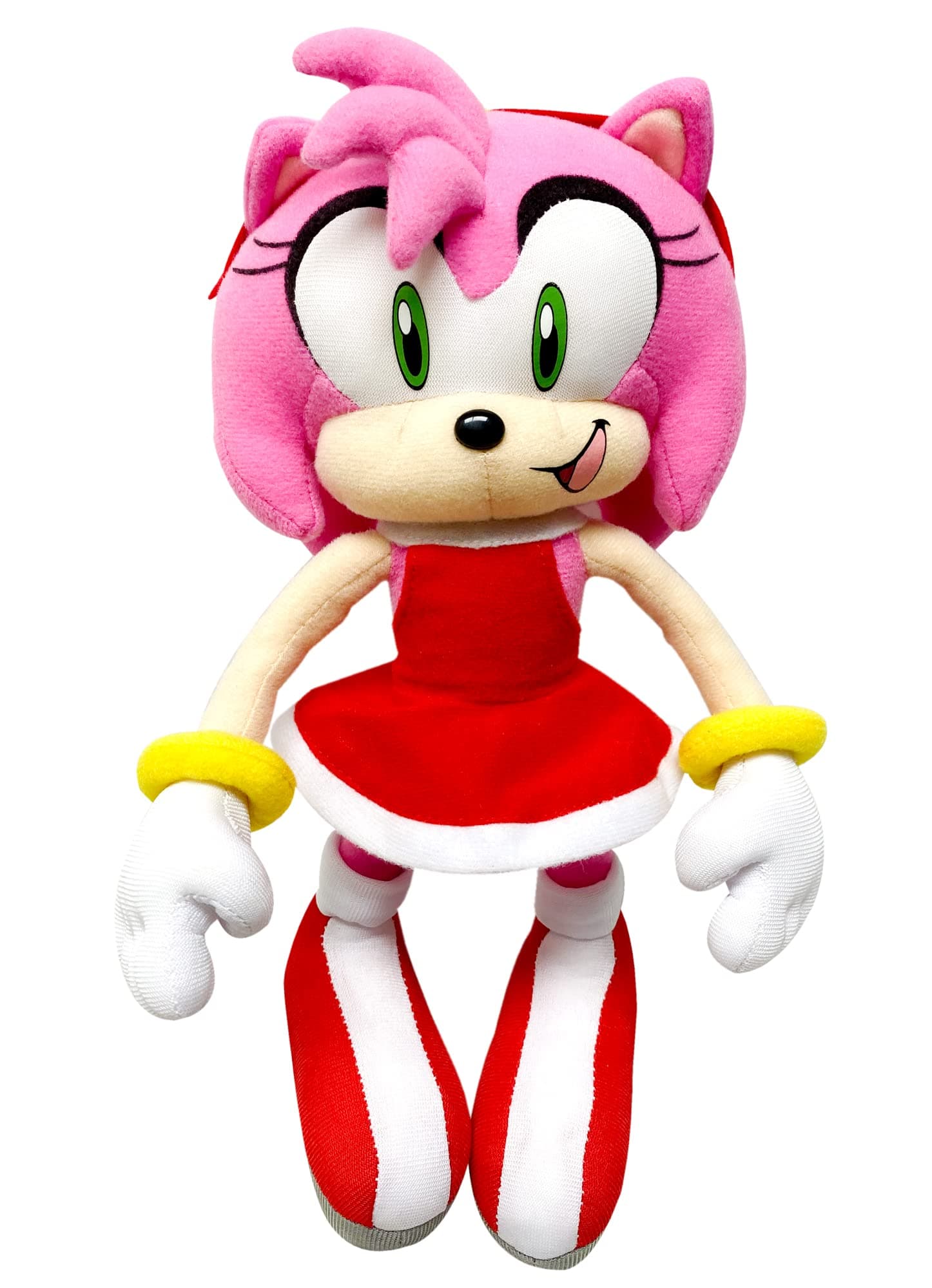 Great Eastern Entertainment GE Animation GE-52635 Sonic the Hedgehog 9 Amy Rose in Red Dress Stuffed Plush