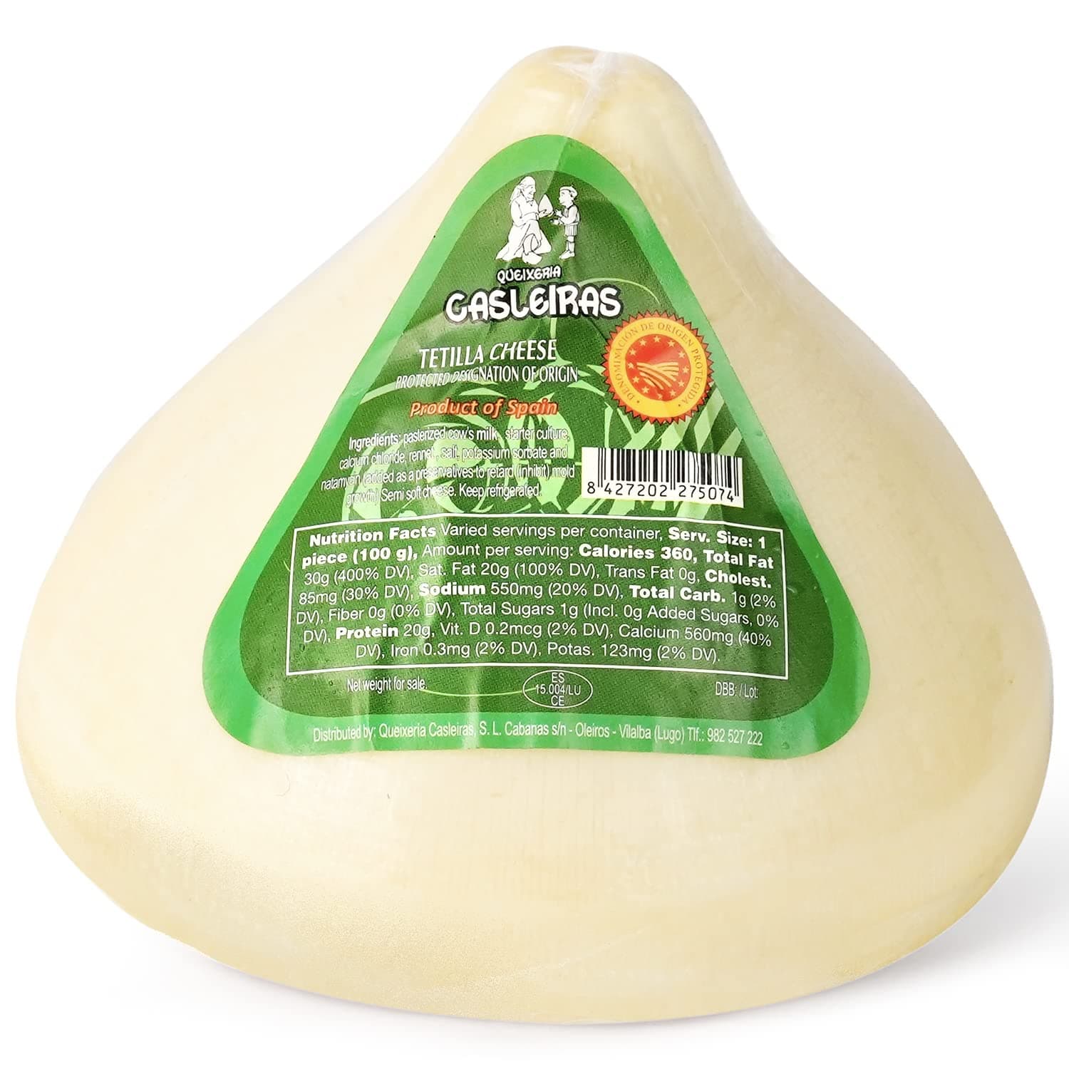 Spanish Cheese Tetilla Campolbello 1.5 - 2 lb.