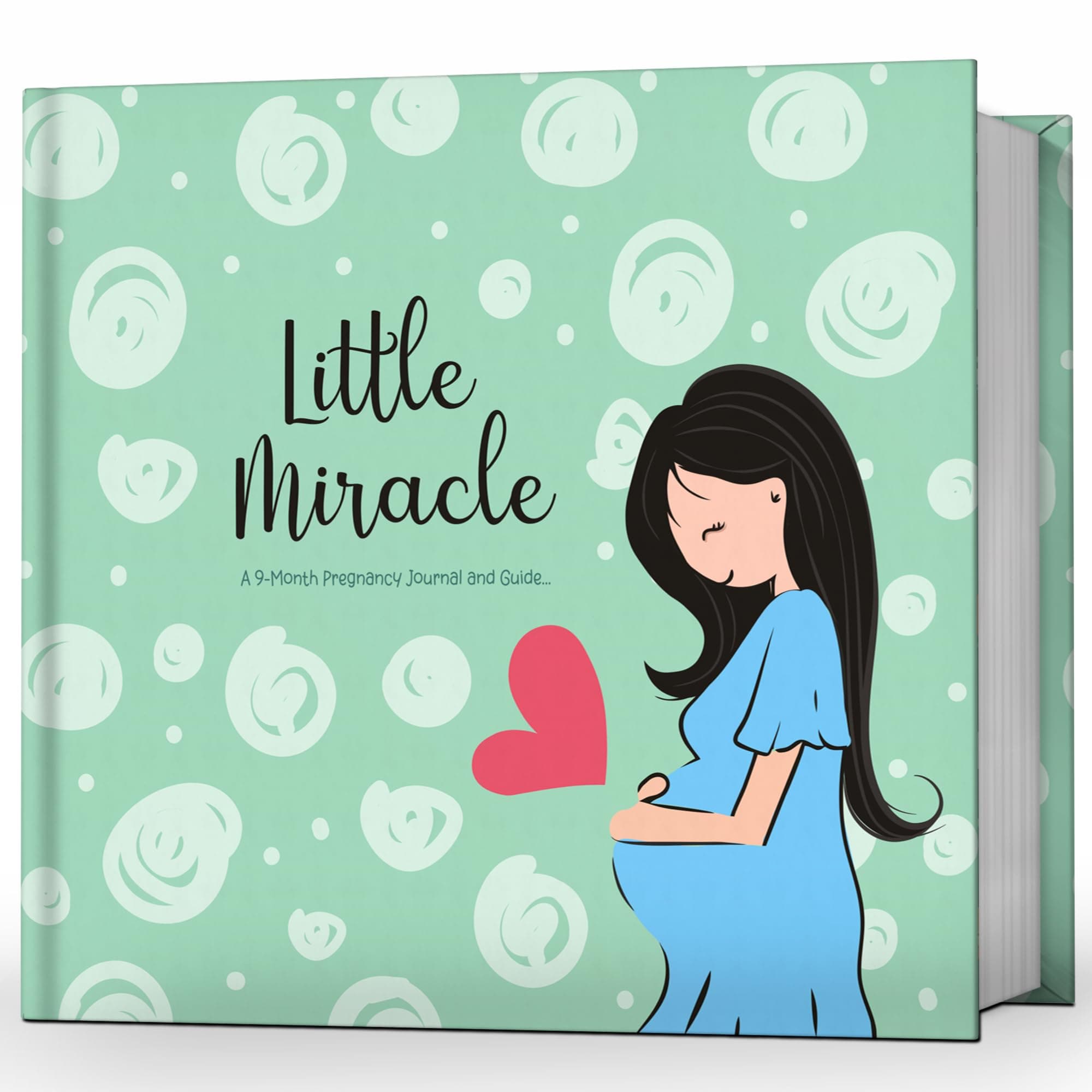 Little Miracle: 40 Weeks Pregnancy Journal to Record your Pregnancy Journey | Pregnancy Planner | Keepsake, Milestones & Trimester Tracker with Stickers | Gift for Pregnant New Mom