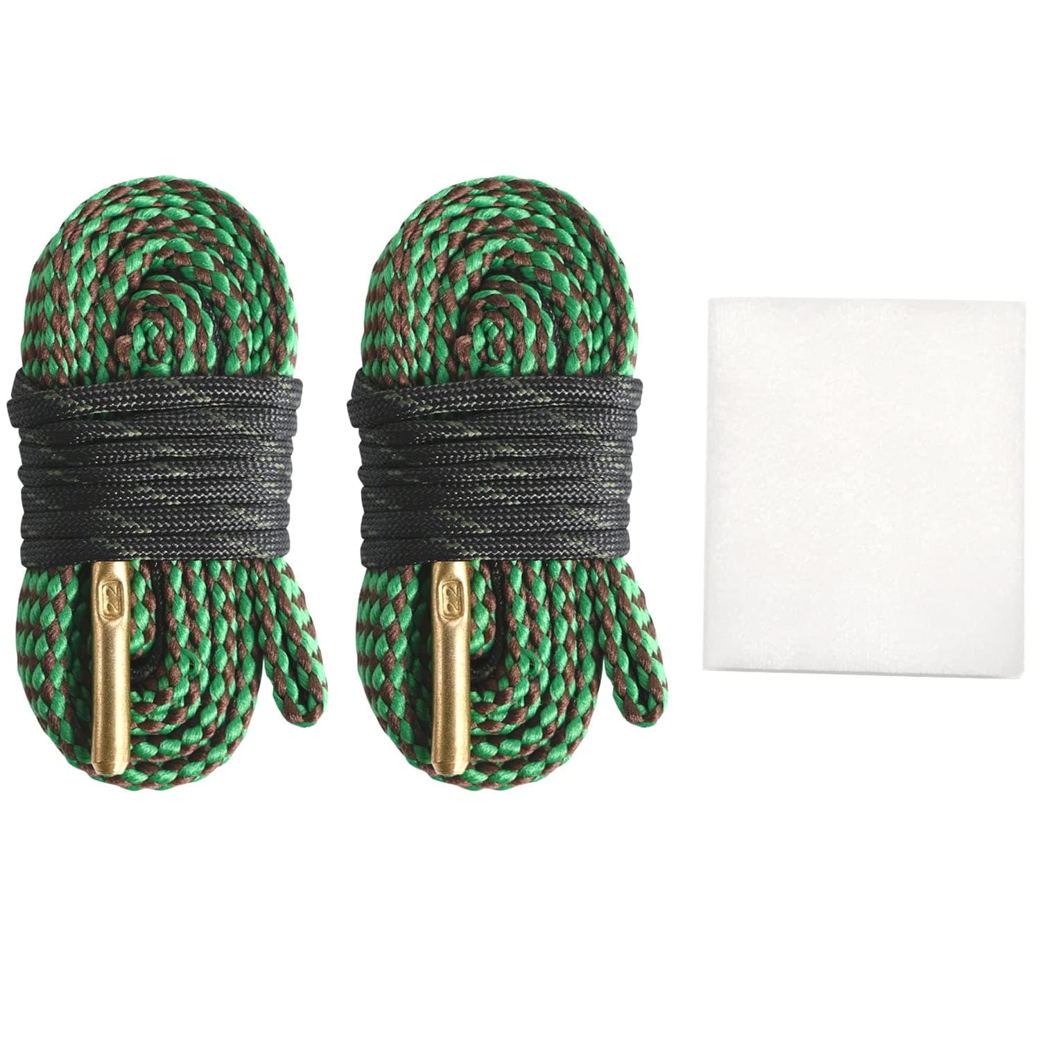 EAmber Bore Cleaner Snake Cleaning Kit Supplies Cleaning Patches Caliber Rifle Pistol Barrel Brush for .22 5.56 .308 7.62 Pistol 9mm 12Gauge with 200 PCS Cleaning Patches