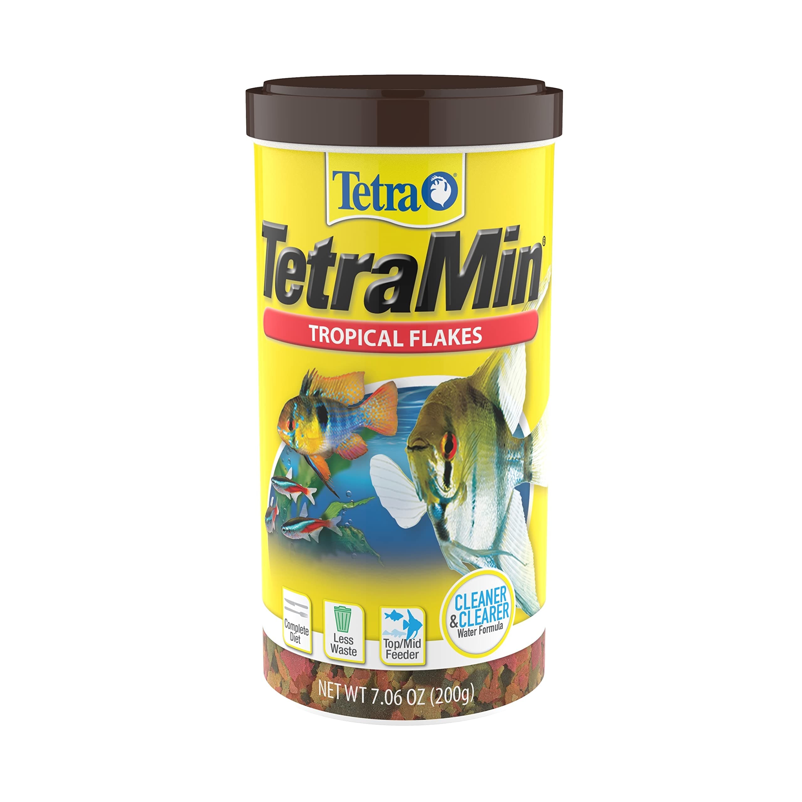 TETTT TetraMin Tropical Flakes 7.06 Ounces, Nutritionally Balanced Fish Food