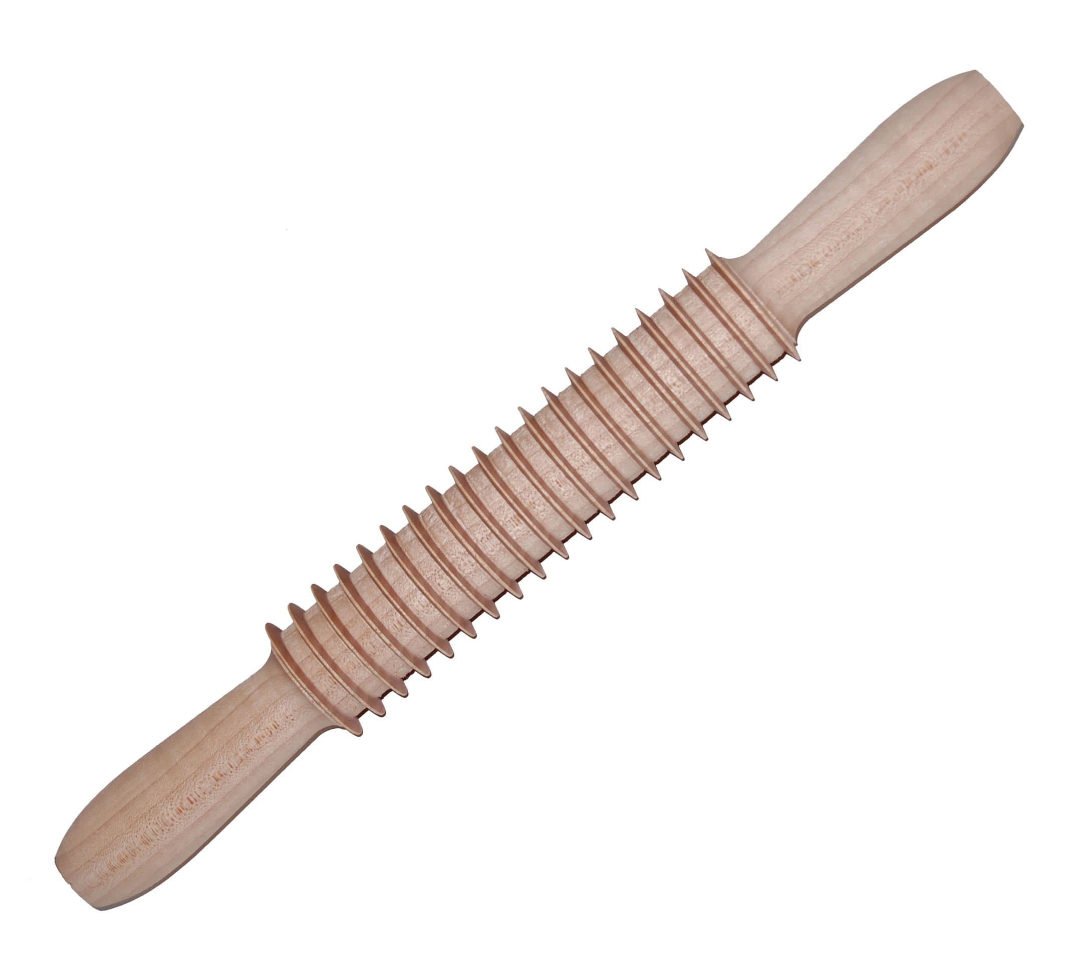 Wooden Pasta Cutter Rolling Pin - Tagliatelle Pasta Maker