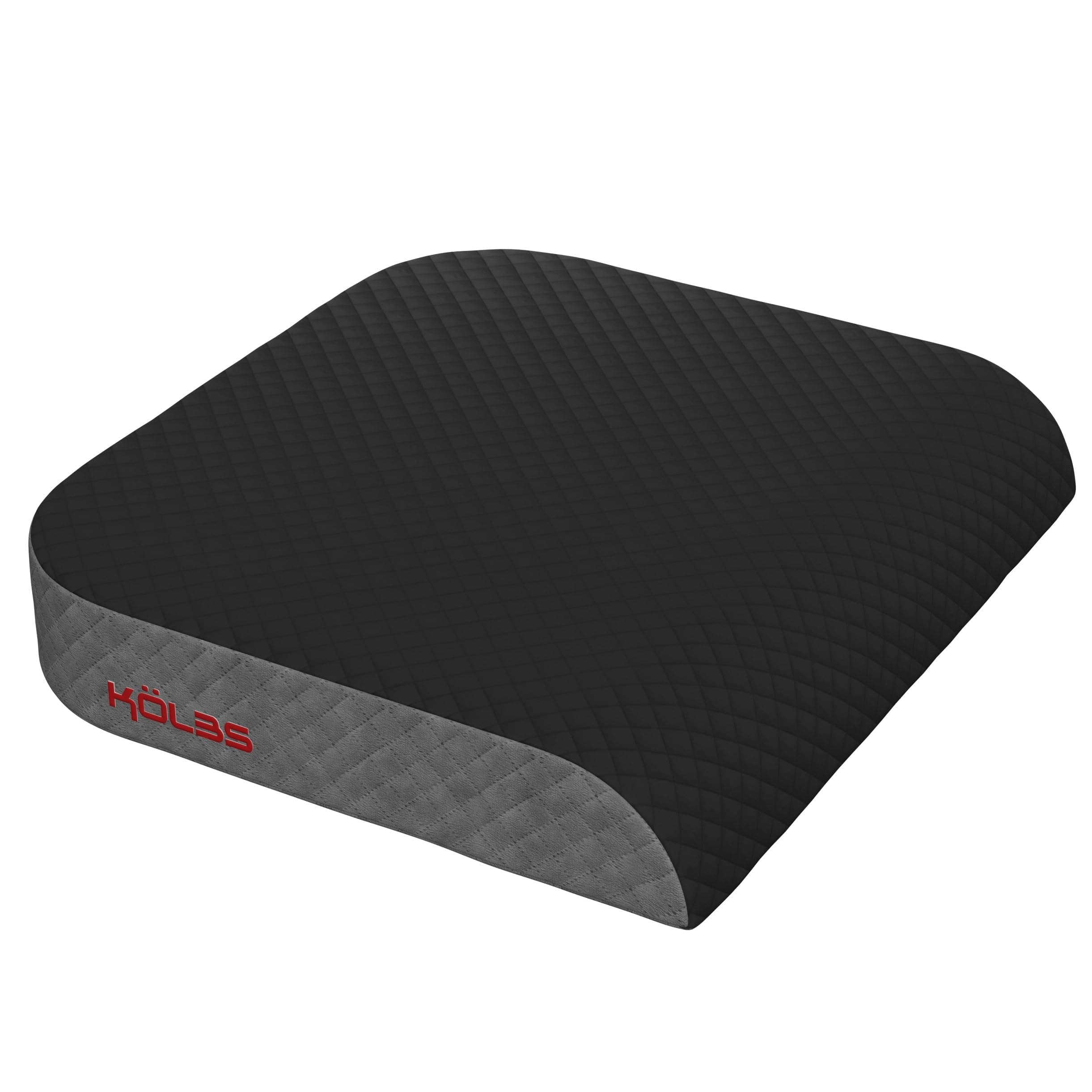 Kölbs Extra Large Seat Cushion, Stylish Plush Velvet Cover, X-Large Memory Foam for Office Chair, Floor Pillow, Cushion Back Pain Coccyx Pain Relief, Carry Handle (Extra Large)