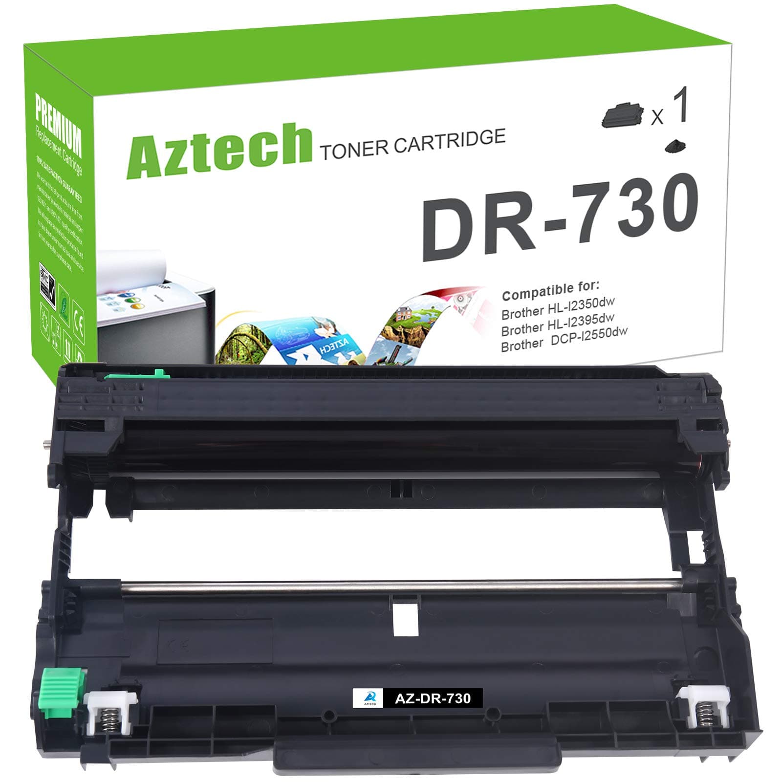 Aztech Compatible Drum Unit Replacement for Brother DR-730 DR730 (Black, 1-Packs)