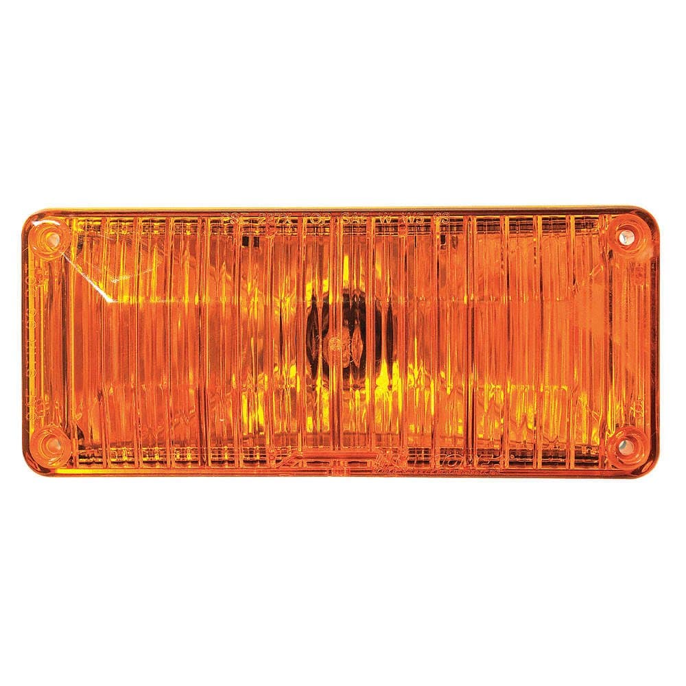 Perimeter Light, Halogen, Amber, Rect, 7 L