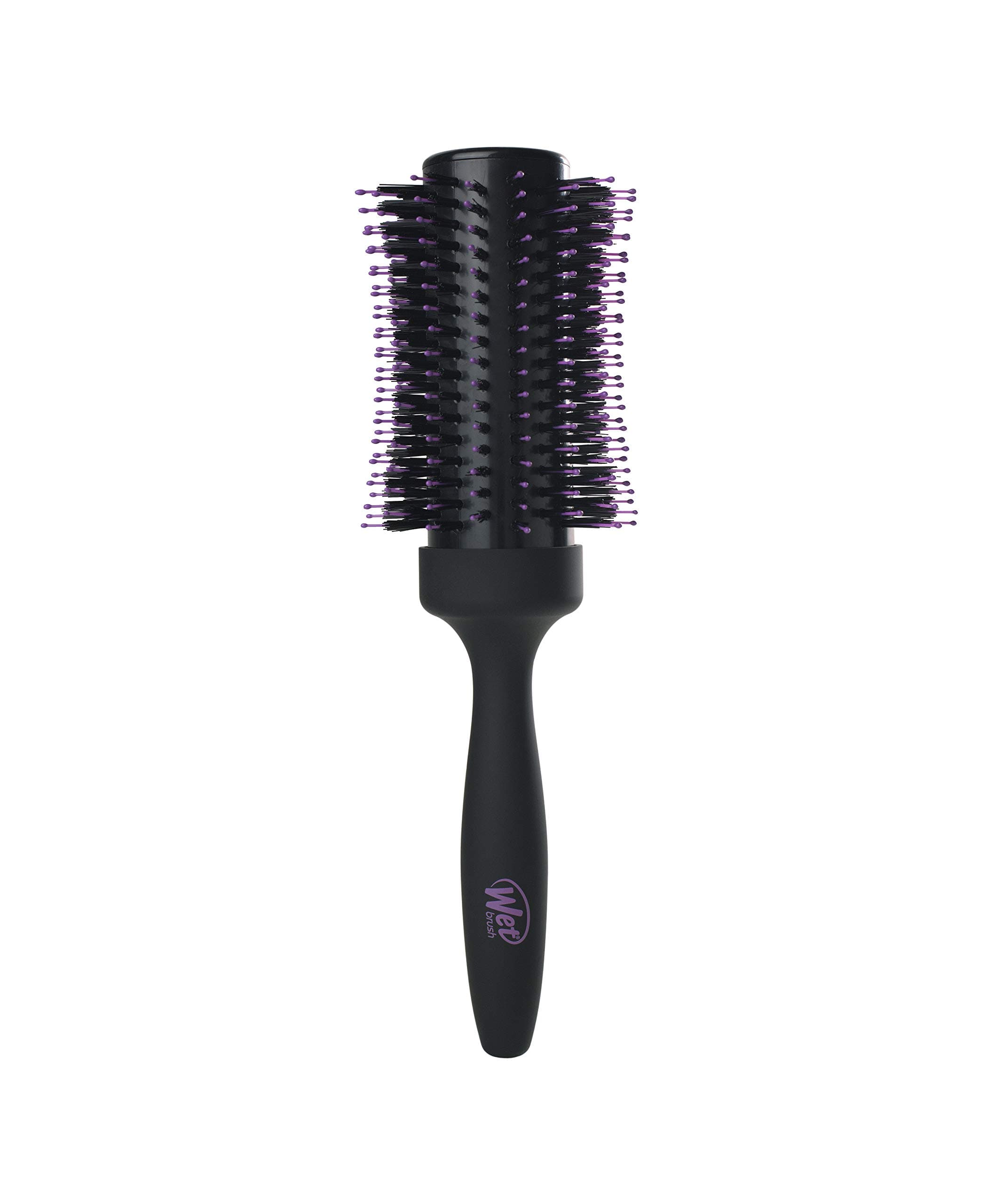 Volumizing Round Brush for Fine to Medium Hair - Salon Blow-Out, Less Pain & Breakage, Lightweight Boar Bristle Detangles & Removes Knots