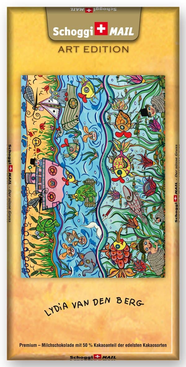 Original SchoggiMAIL - Art Edition Lydia van den Berg - Three Levels -78g