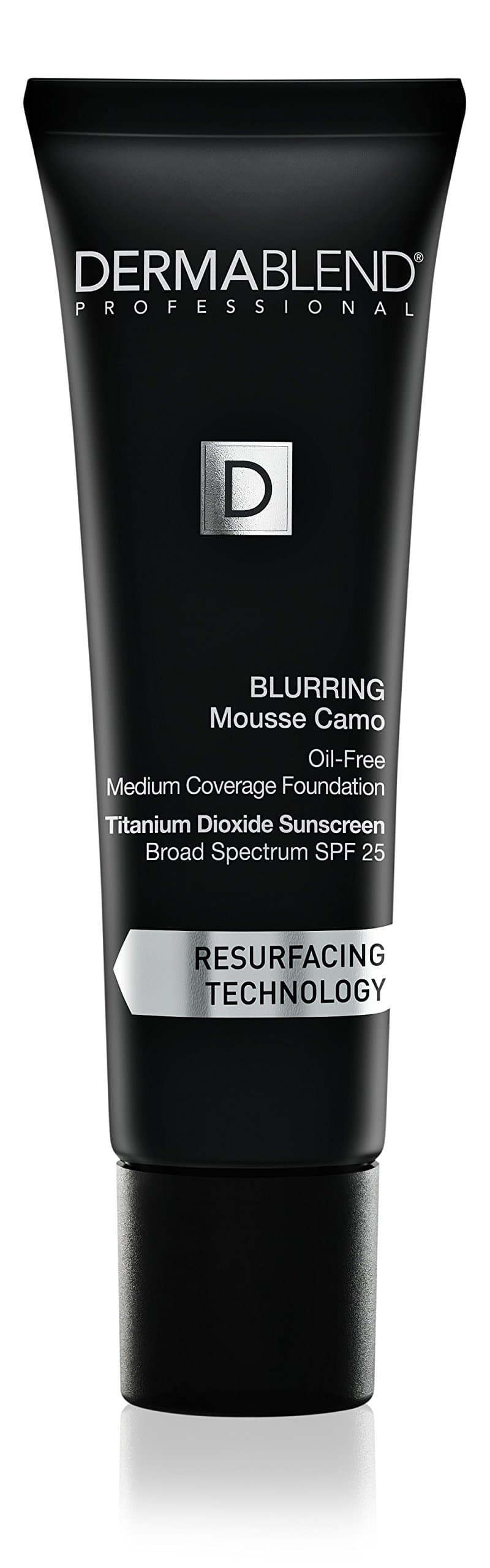 Dermablend Blurring Mousse Camo Oil-Free Foundation with SPF 25, 1 Fl Oz