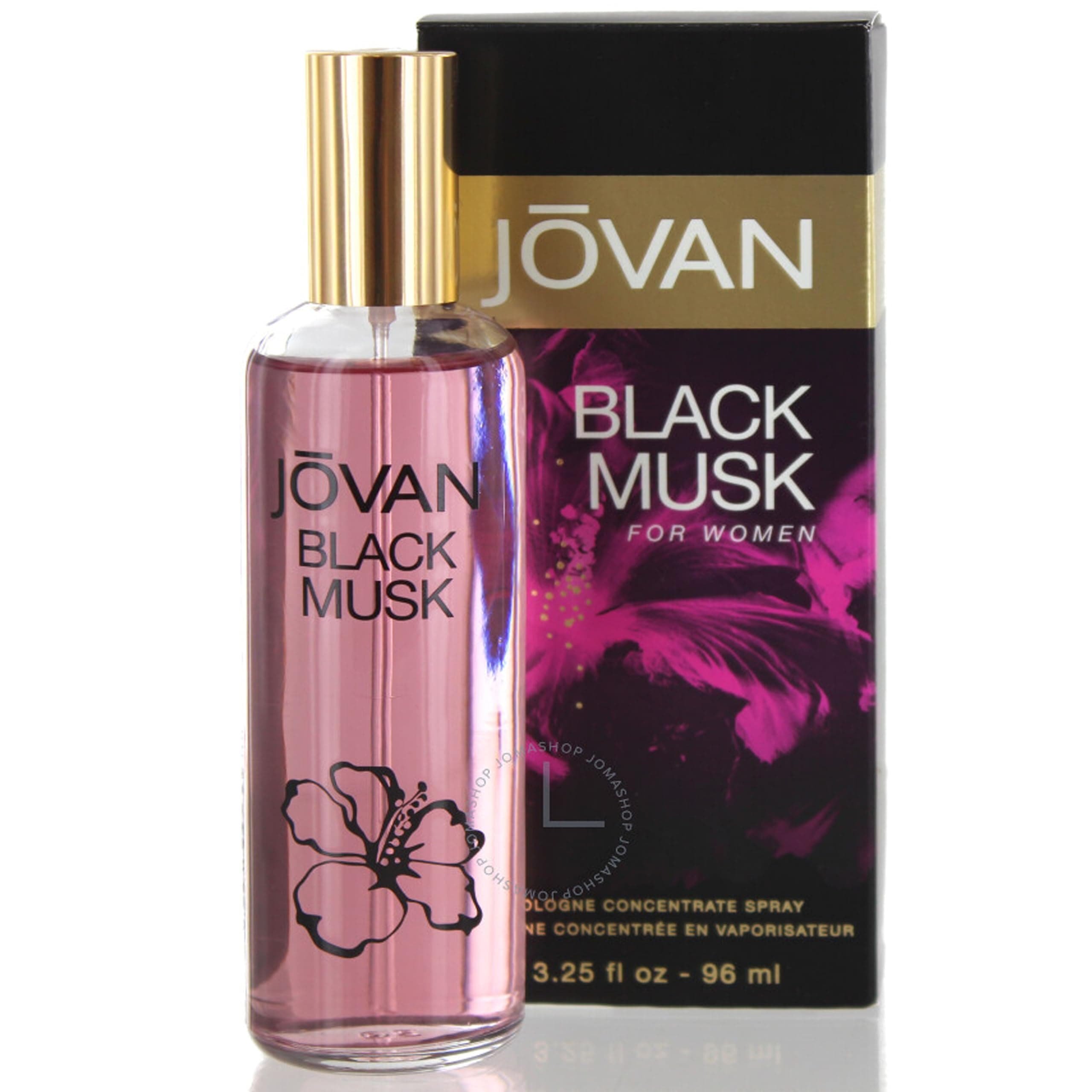 Jovan Black Musk Eau De Cologne Liquid For Women, 96Ml