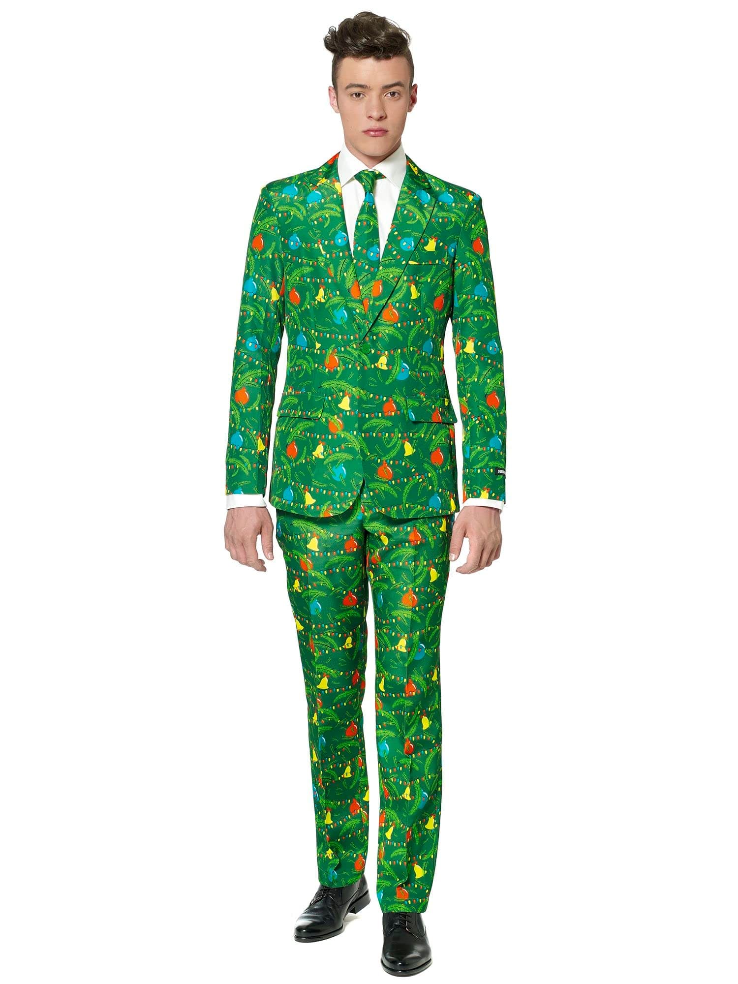 SuitMeister Green Christmas Tree Suit Large (42-44)