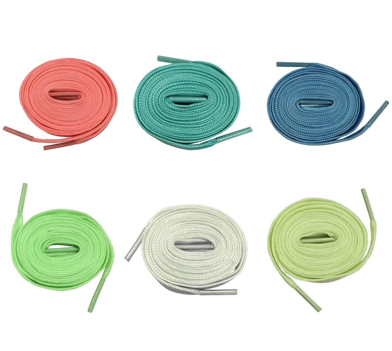 Chunney6 Packs Luminous Shoelace Athletic Sport Flat Shoe Laces Glow In The Dark Night …