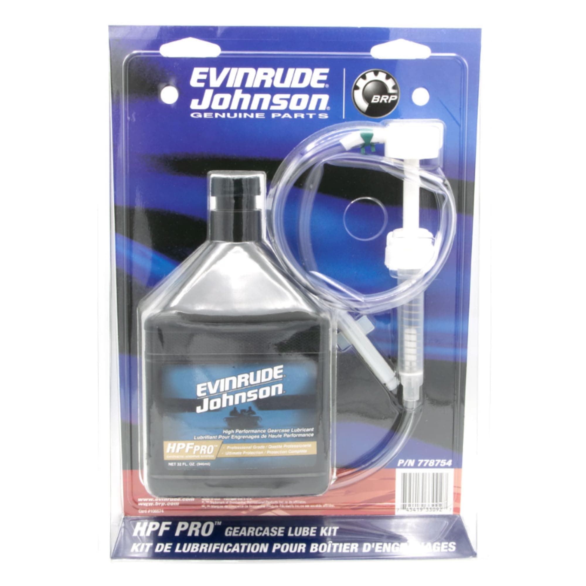 evinrude Johnson HPF PRO Gearcase Lube Kit Pump 0778754