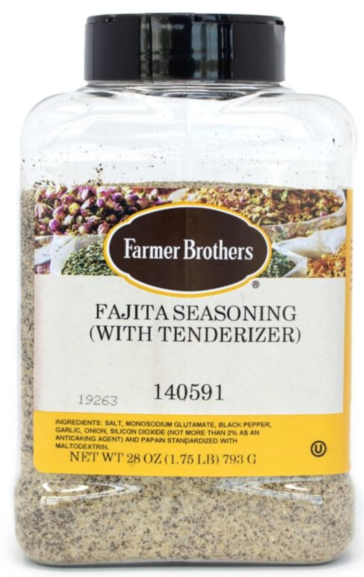 Farmer Brothers Fajita Seasoning 1lb 12 Oz Large Restaurant/
