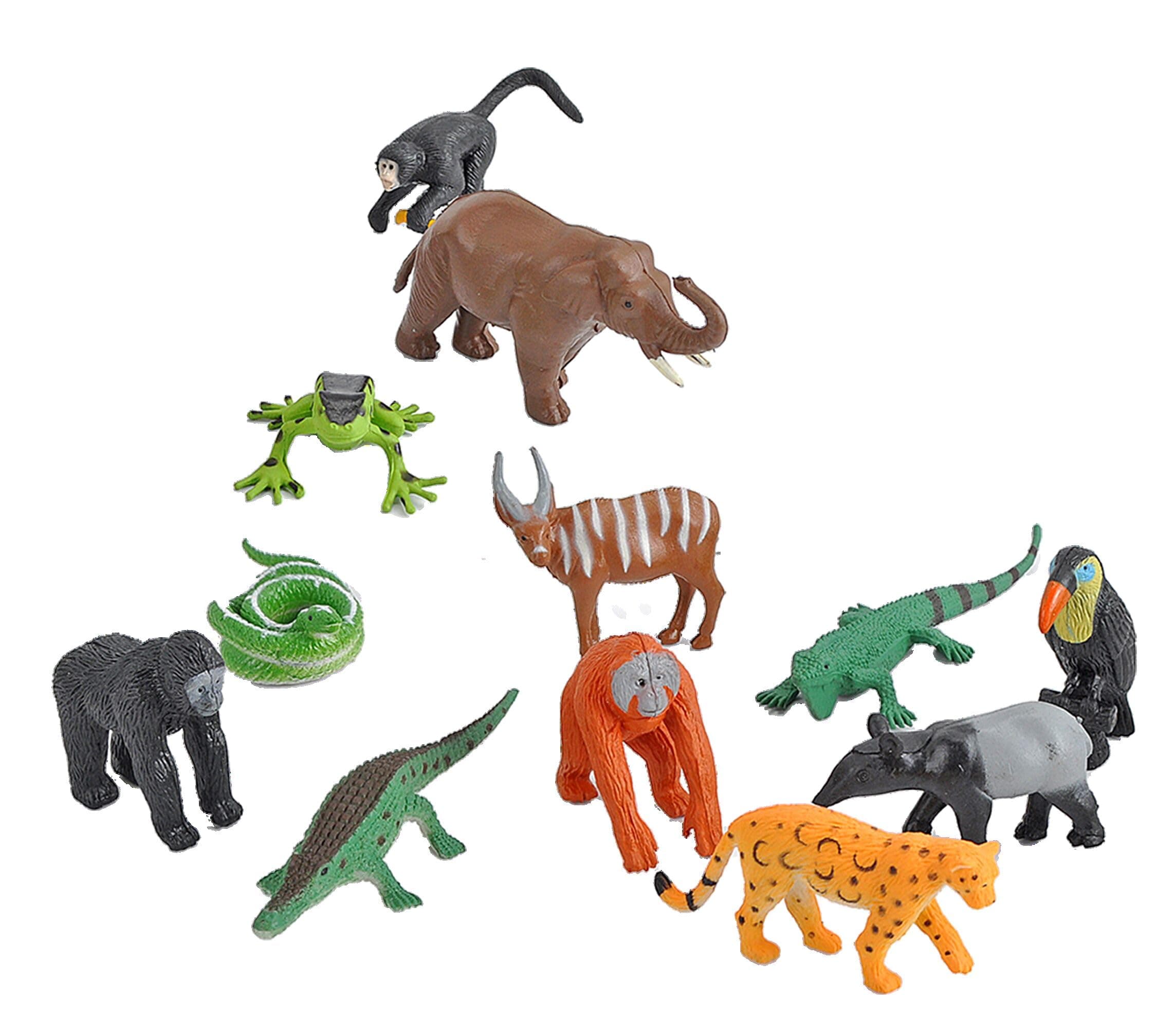 Nature Tubes Eco Rainforest,Toy Figures, Educational Toys, Interactive Play Set, Eco Friendly
