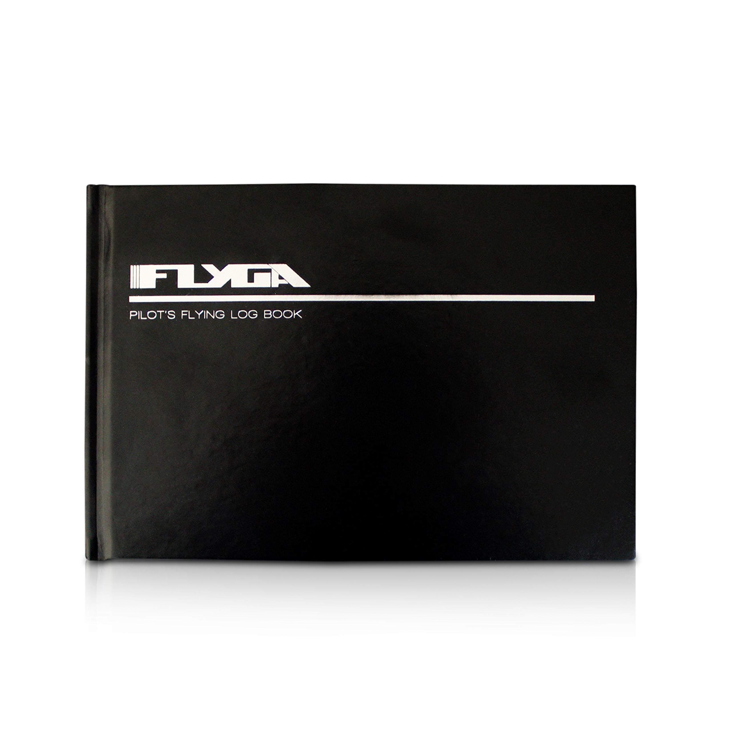 FlyGAPilot Logbook - CAA & EASA Compliant - For PPL(A), LAPL & Qualified Aviation Pilots - Faux Leather Hardback (18.5 x 25cm)