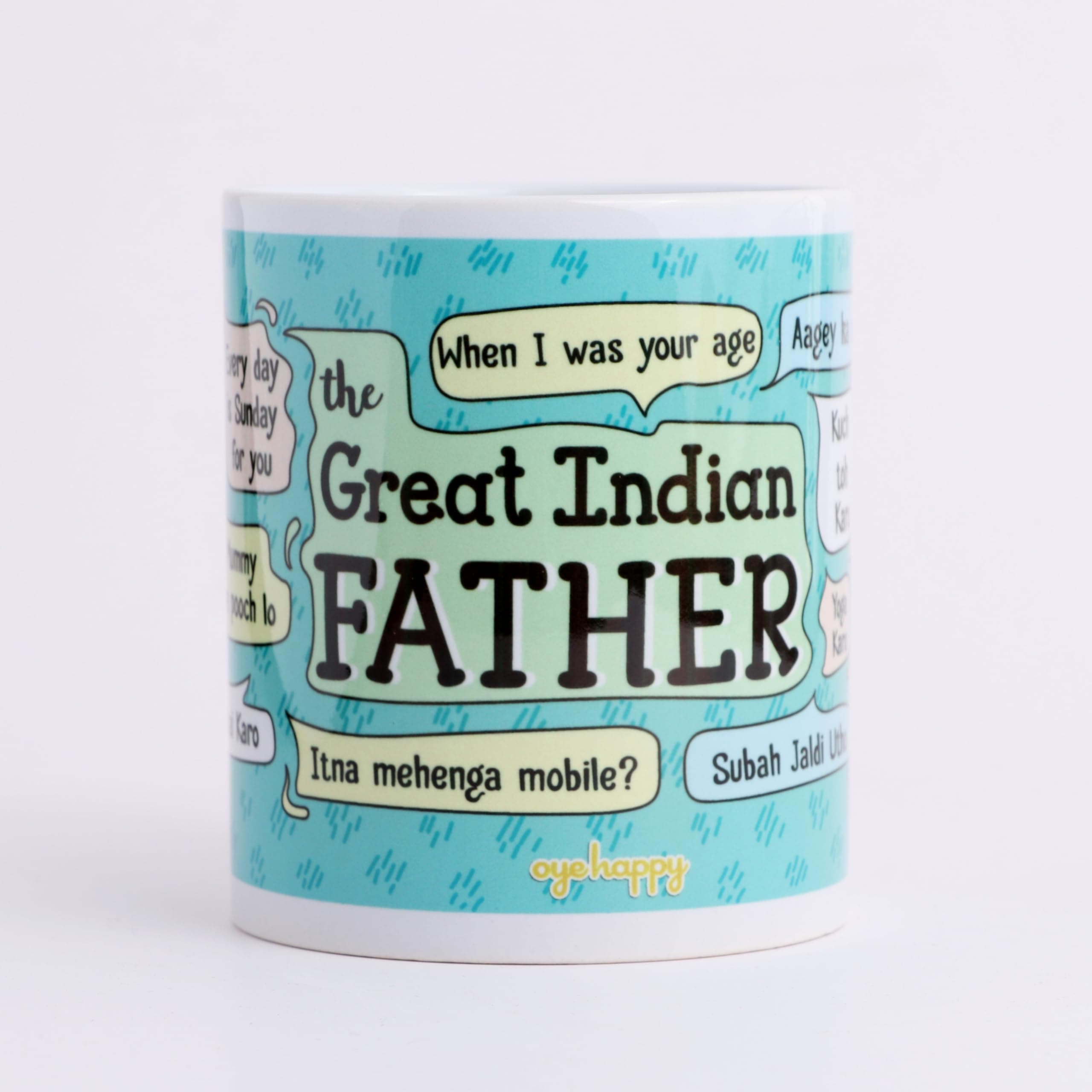 Mugs for Dad - Gift for Dad (Great Indian Father Mug) - Gift for Dad Suitable for Any Occassion