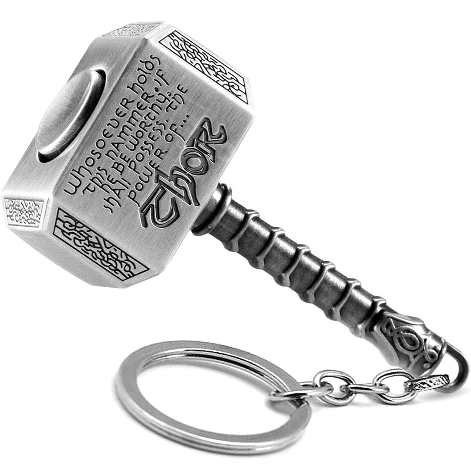Metal Hammer Keychain Hammer Key Ring, Cool Gifts for Men, Husband, Boyfriend