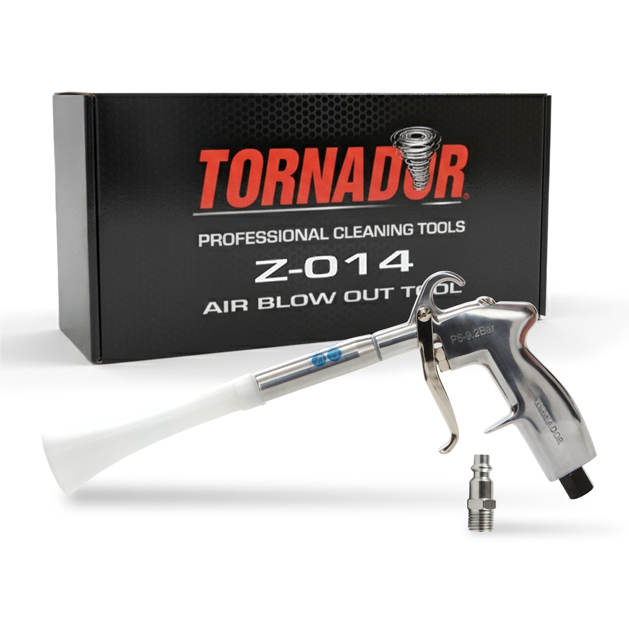 Tornador Z-014 Blow Out Tool - Clean and Air Dry Auto Surfaces with a Strong Gust of Air
