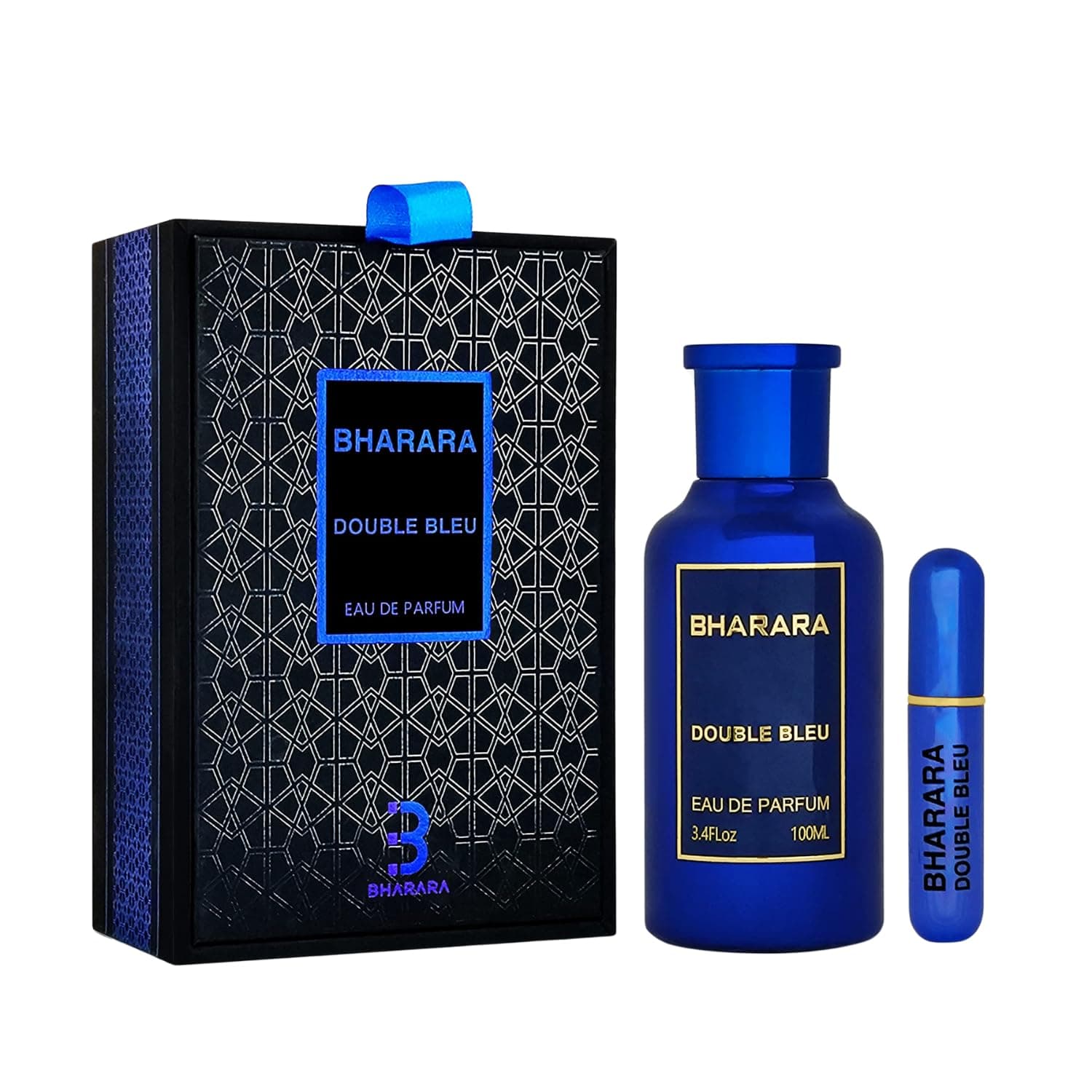 Double Bleu Pour Homme Eau De Parfum For Men 3.4 oz /100 ML
