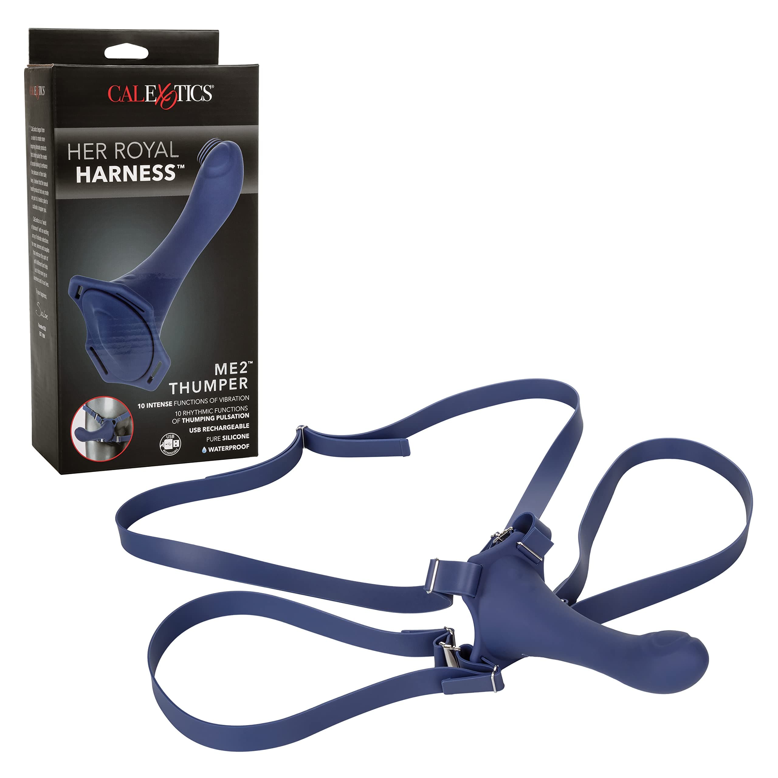 CalExoticsStrap On Her Royal Harness Me2 Thumper, 0.43 kg blue