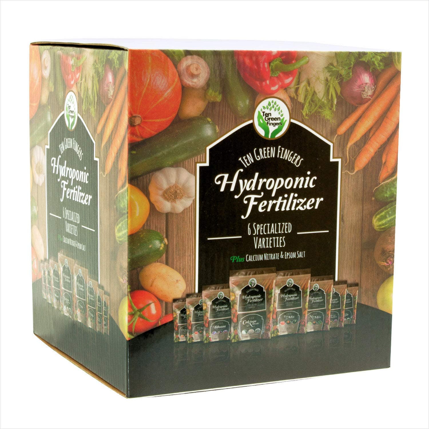 Hydroponic Nutrients Dry Fertilizer Powder 6 Variety Grow Box