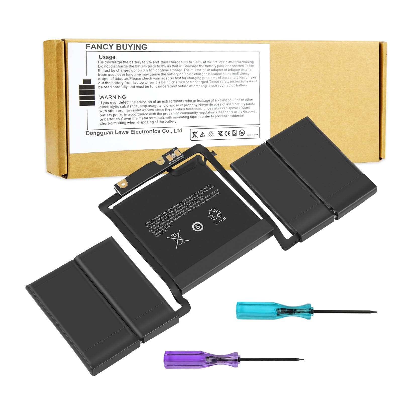 Fancy Buying MacBook pro A1819 A1706 Replacement Battery for MacBook Pro 13 inch A1706 Late 2016 Mid 2017, EMC 3071, EMC 3163 Laptop Battery A1706 A1819 NO. MPDK2LL/A, MPXW2LL/A, MPXX2LL/A, MQ002LL/A