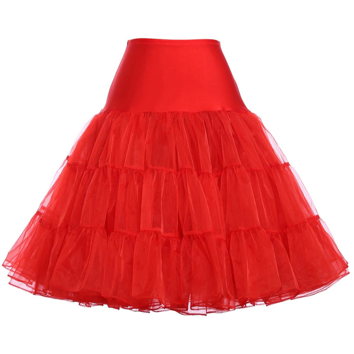 Kate Kasin Womens 50's Vintage Rockabilly Net Petticoat Skirt Tutu for Rockabilly Dress M KK631-3