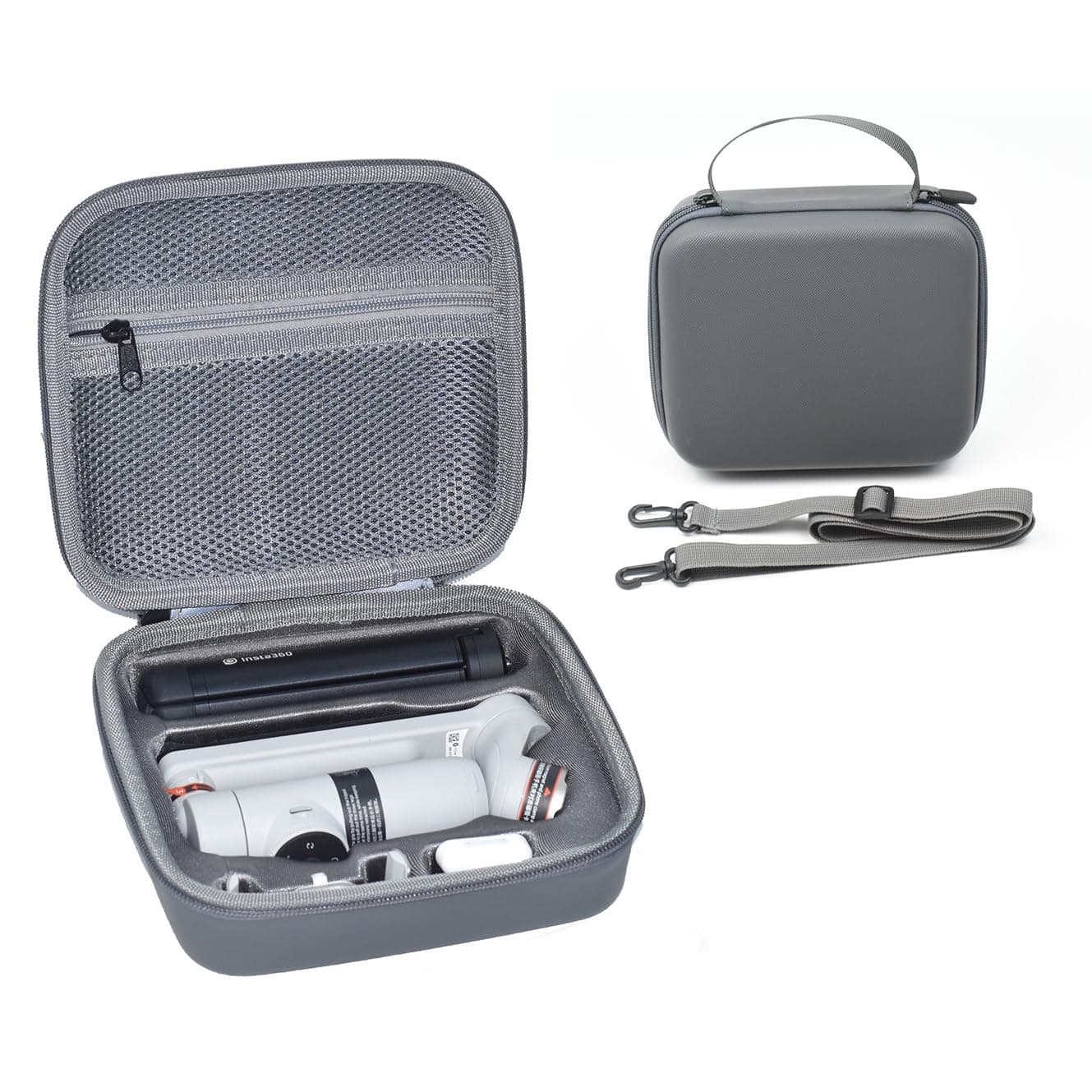 Fotoleey Carry Case for Insta360 Flow, PU Material, Stainproof, Impact Resistant